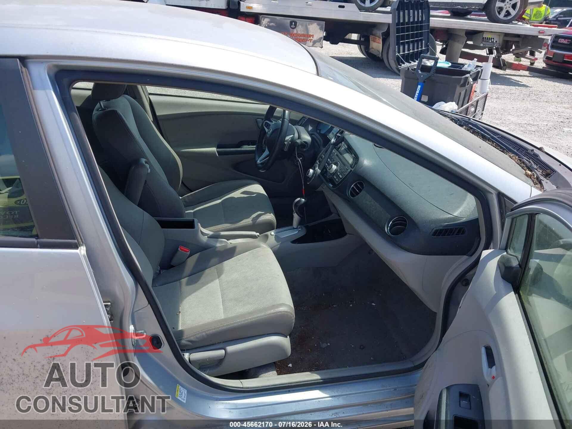 HONDA INSIGHT 2012 - JHMZE2H75CS000833
