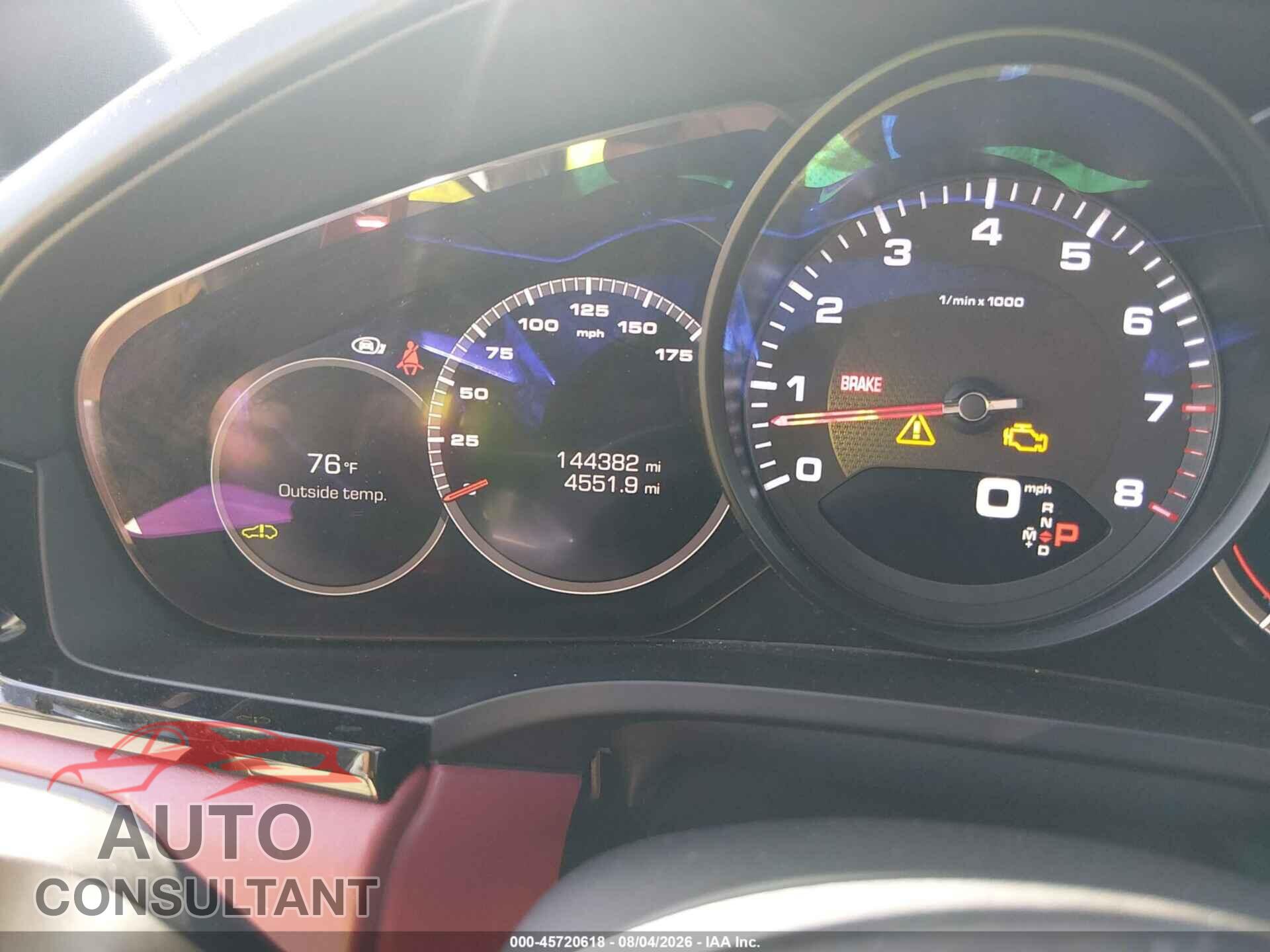 PORSCHE CAYENNE 2019 - WP1AA2AYXKDA01619