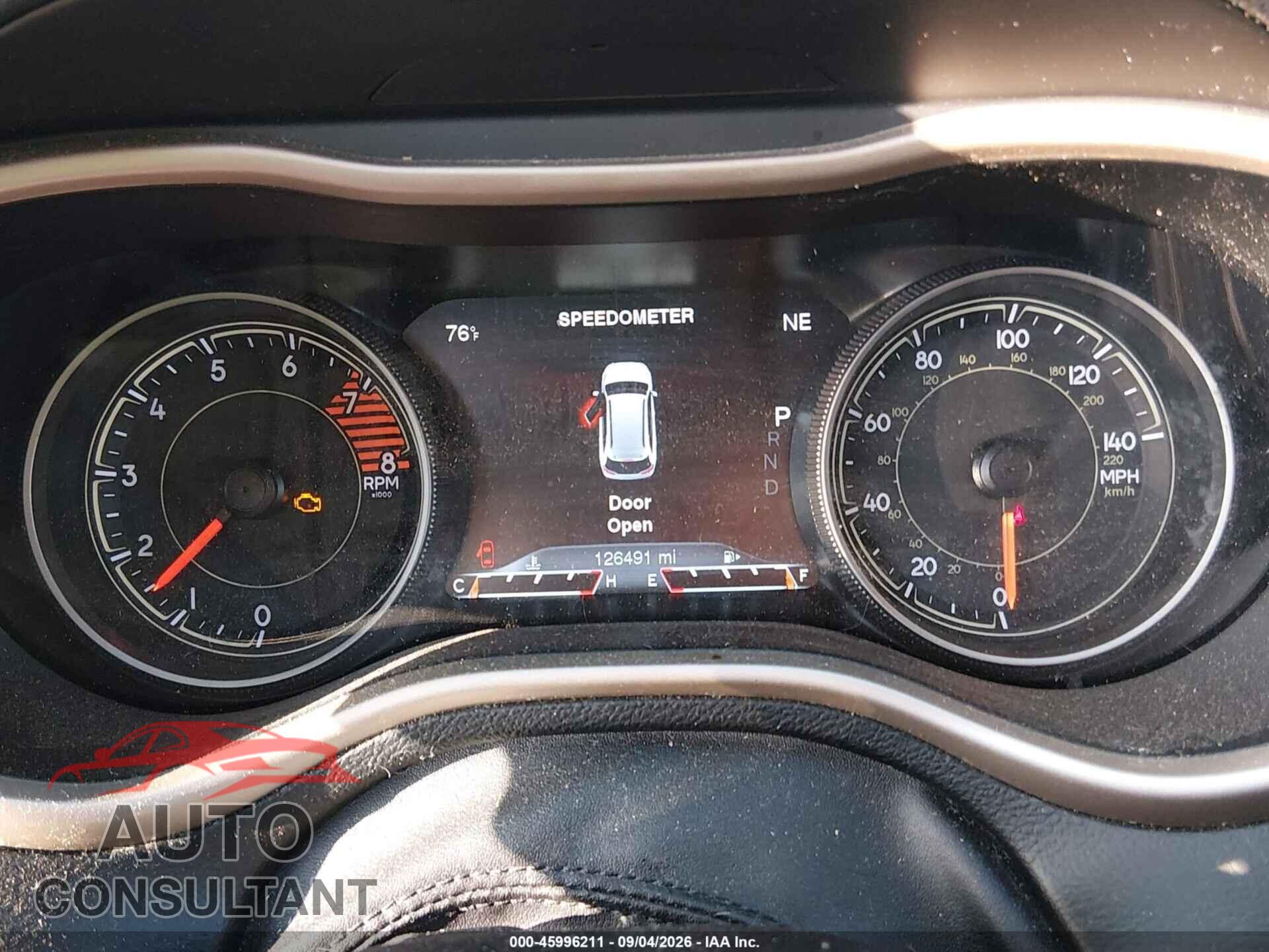 JEEP CHEROKEE 2016 - 1C4PJMDS5GW169923