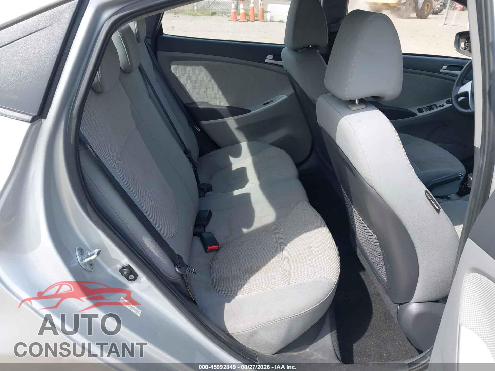 HYUNDAI ACCENT 2012 - KMHCT4AEXCU064464