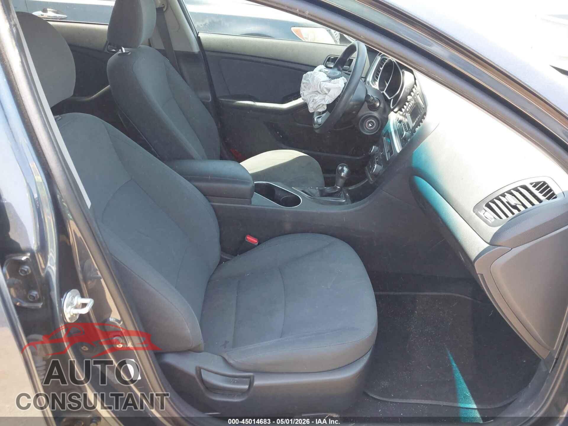 KIA OPTIMA 2015 - KNAGM4A79F5612583