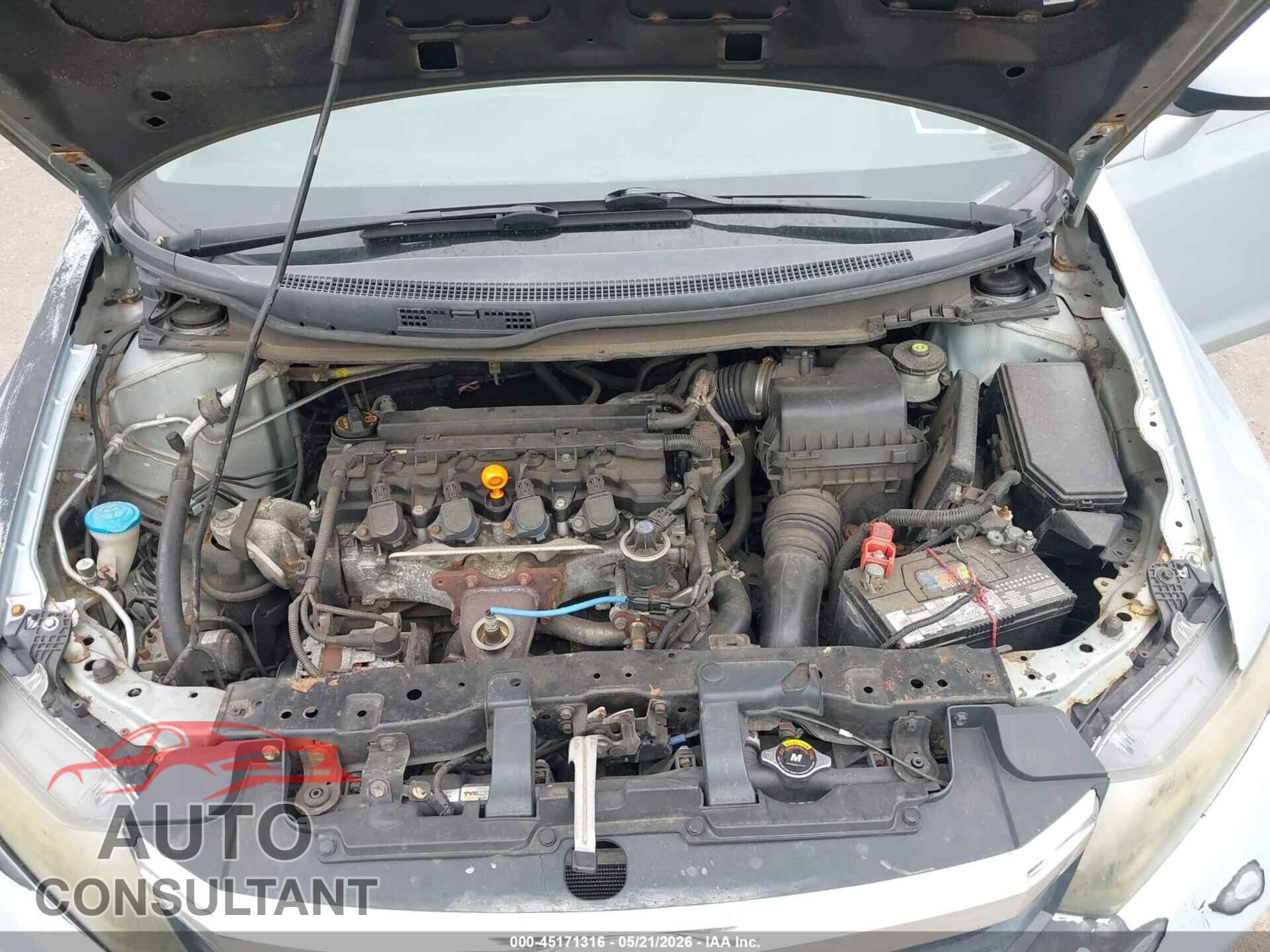 HONDA CIVIC 2012 - 19XFB2F93CE019224