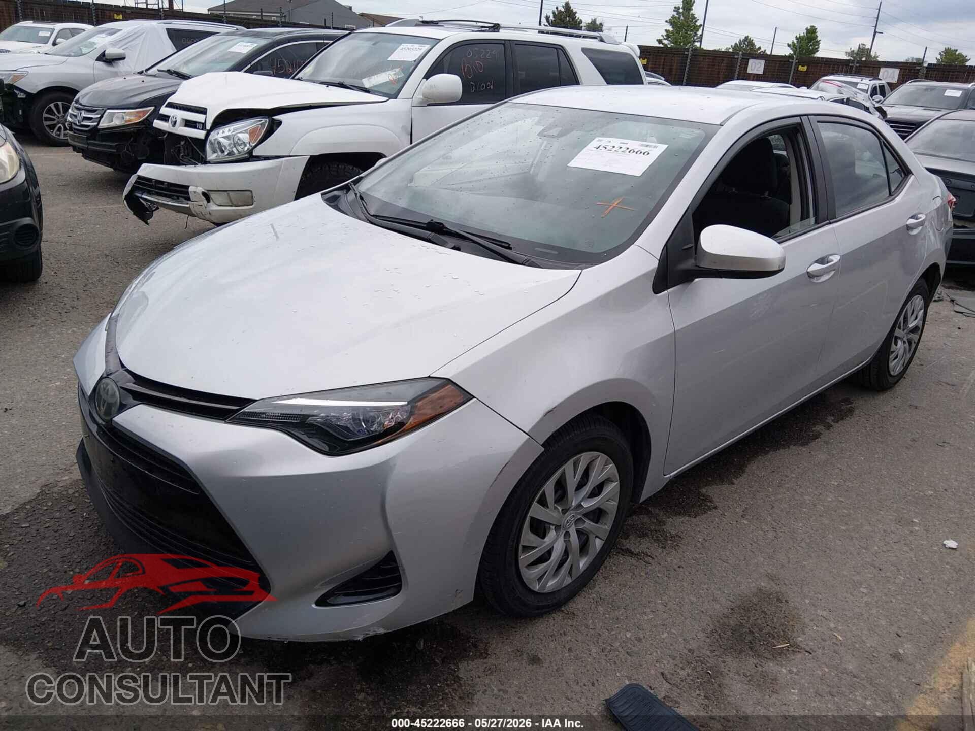 TOYOTA COROLLA 2017 - 2T1BURHE9HC845626