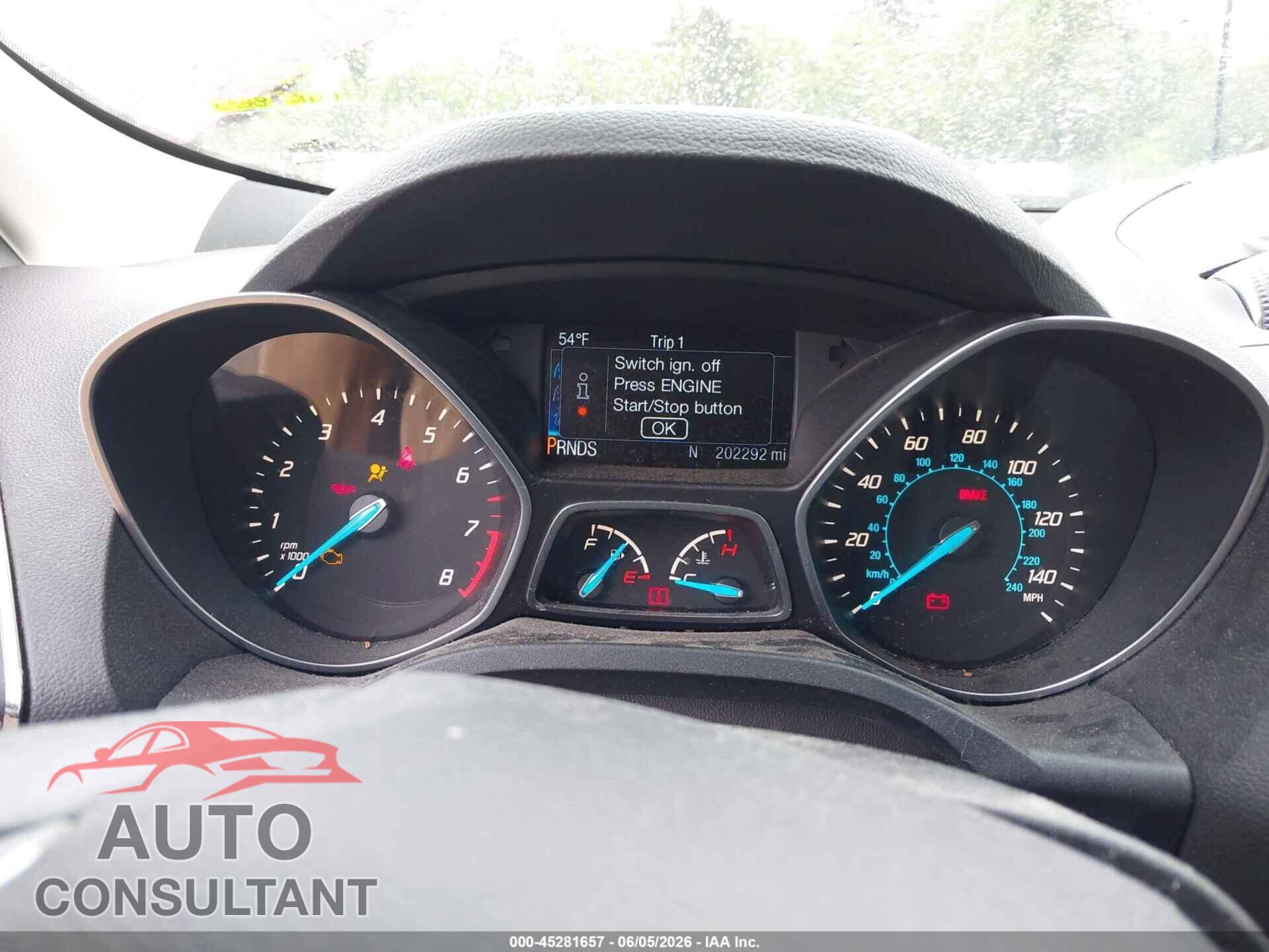 FORD ESCAPE 2014 - 1FMCU9J94EUD38886