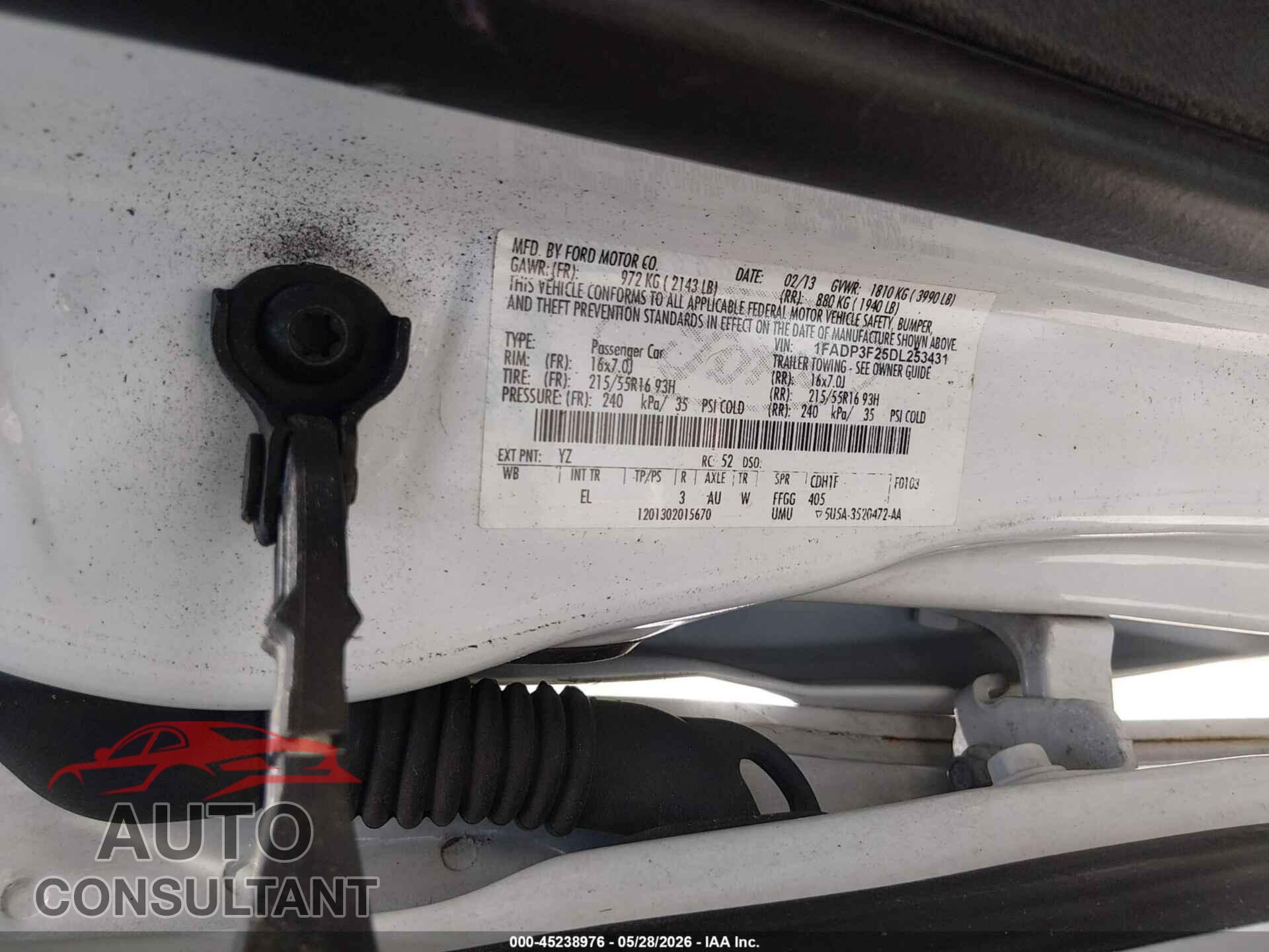 FORD FOCUS 2012 - 1FAHP3K26CL328921