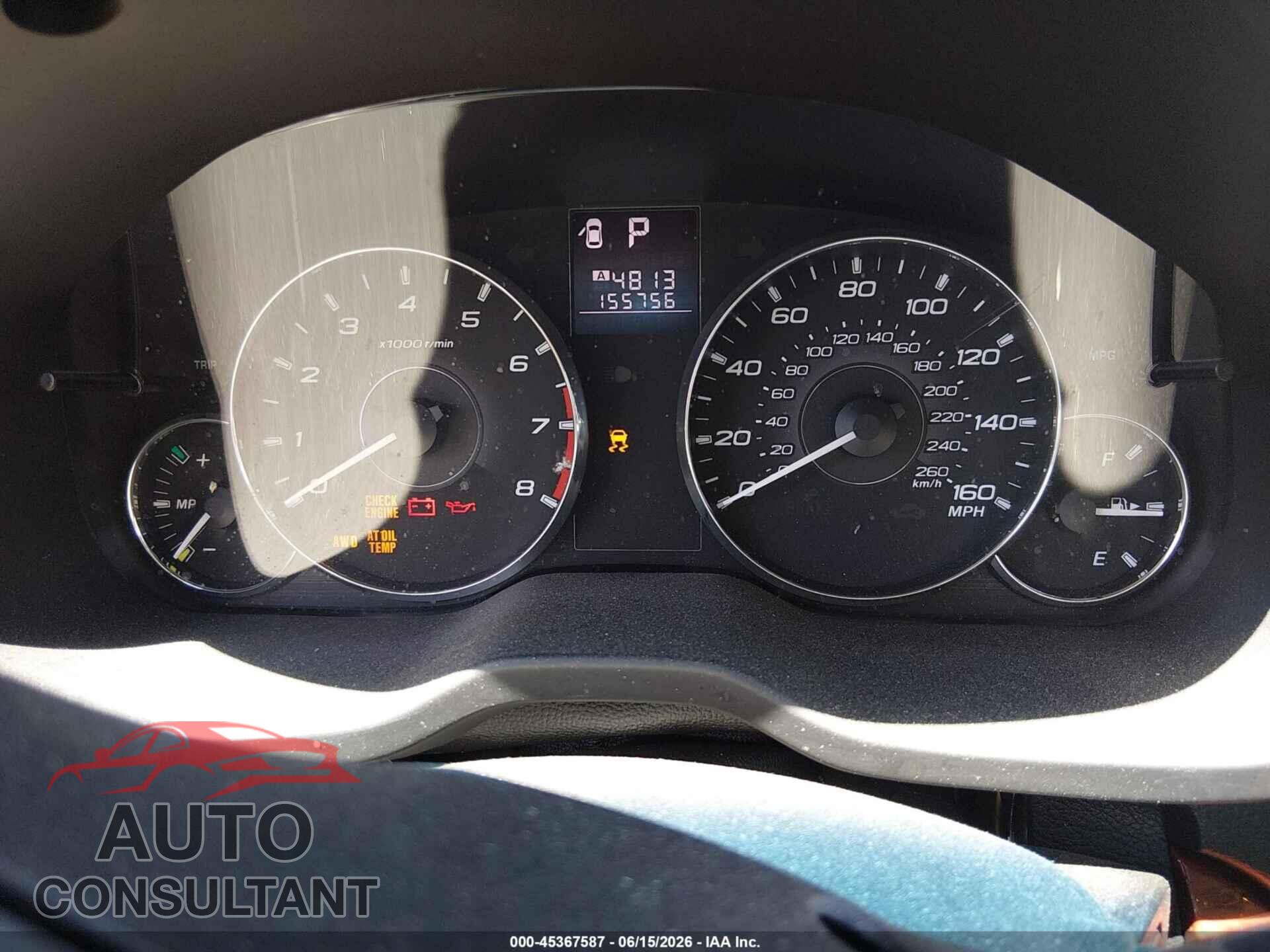 SUBARU OUTBACK 2012 - 4S4BRDLC3C2265561
