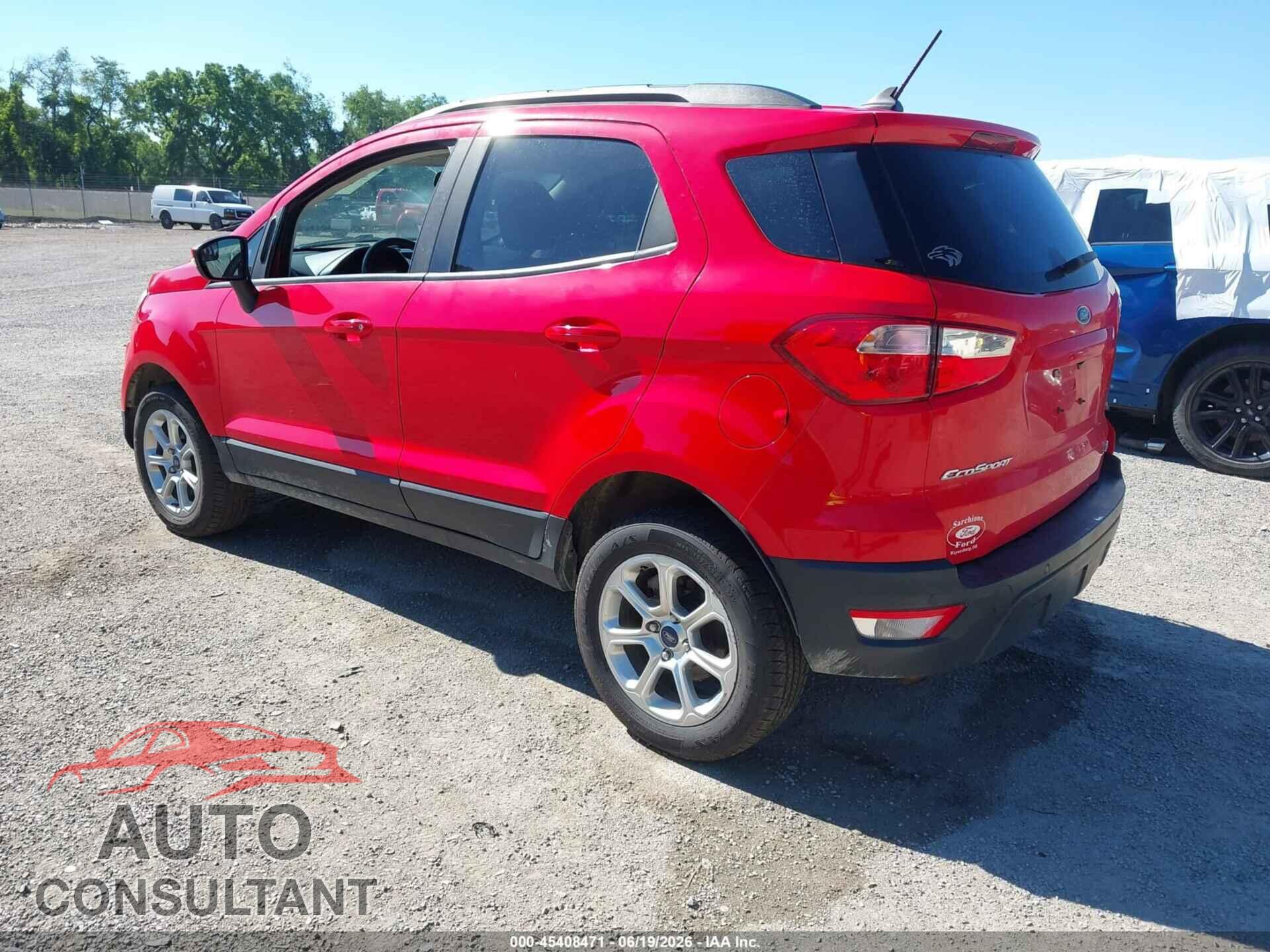 FORD ECOSPORT 2020 - MAJ6S3GL4LC392432