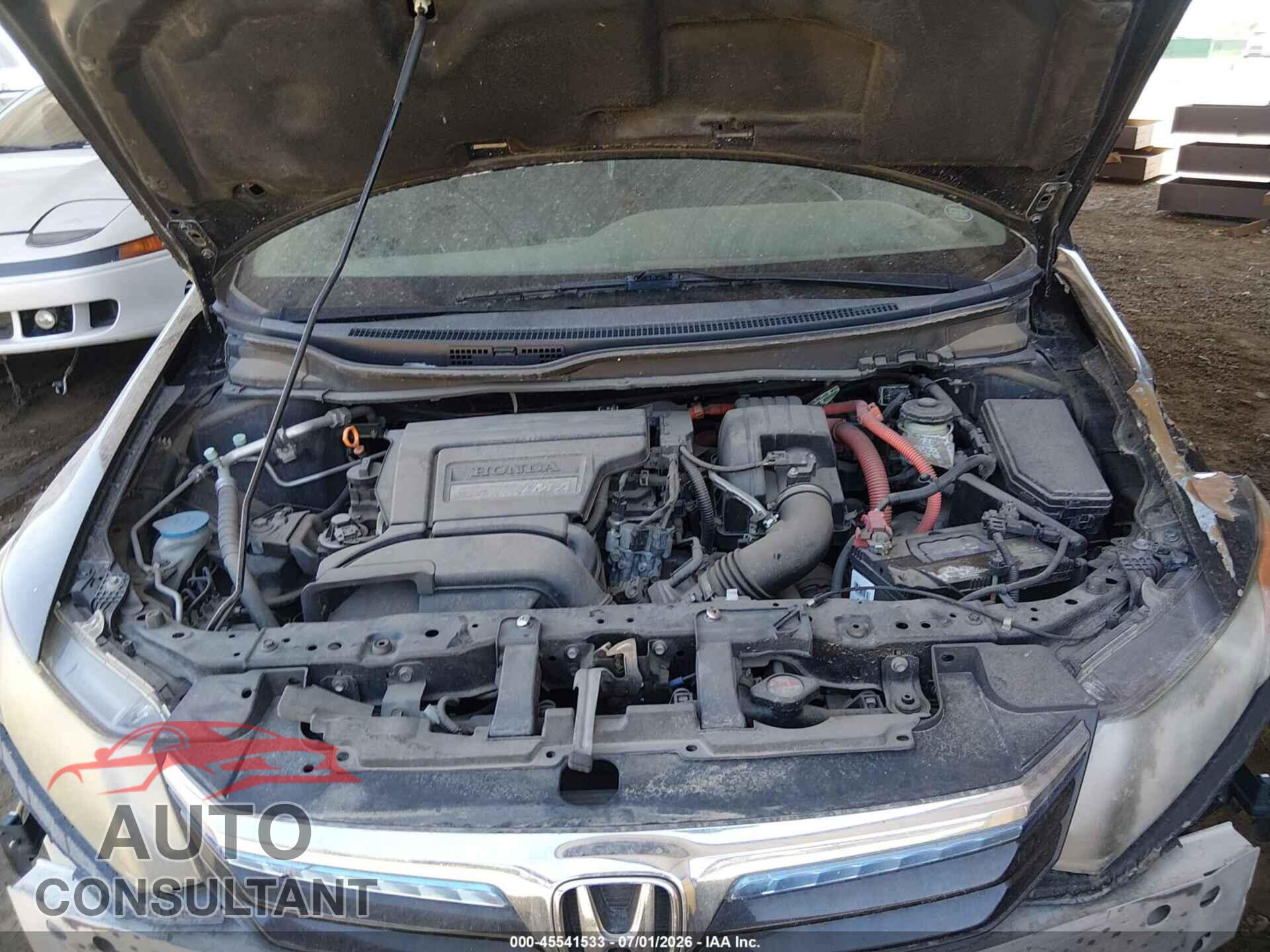 HONDA CIVIC HYBRID 2012 - JHMFB4F3XCS001077