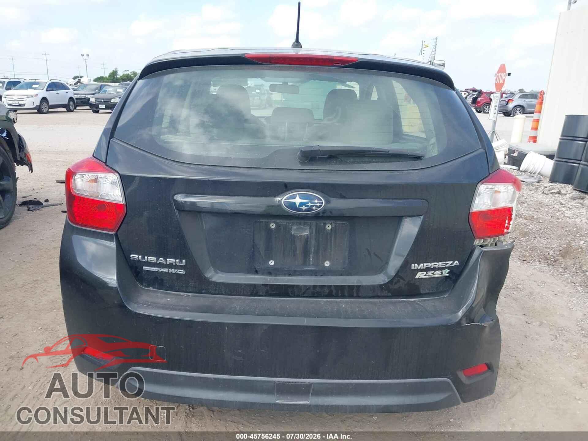 SUBARU IMPREZA 2013 - JF1GPAA61DH804159