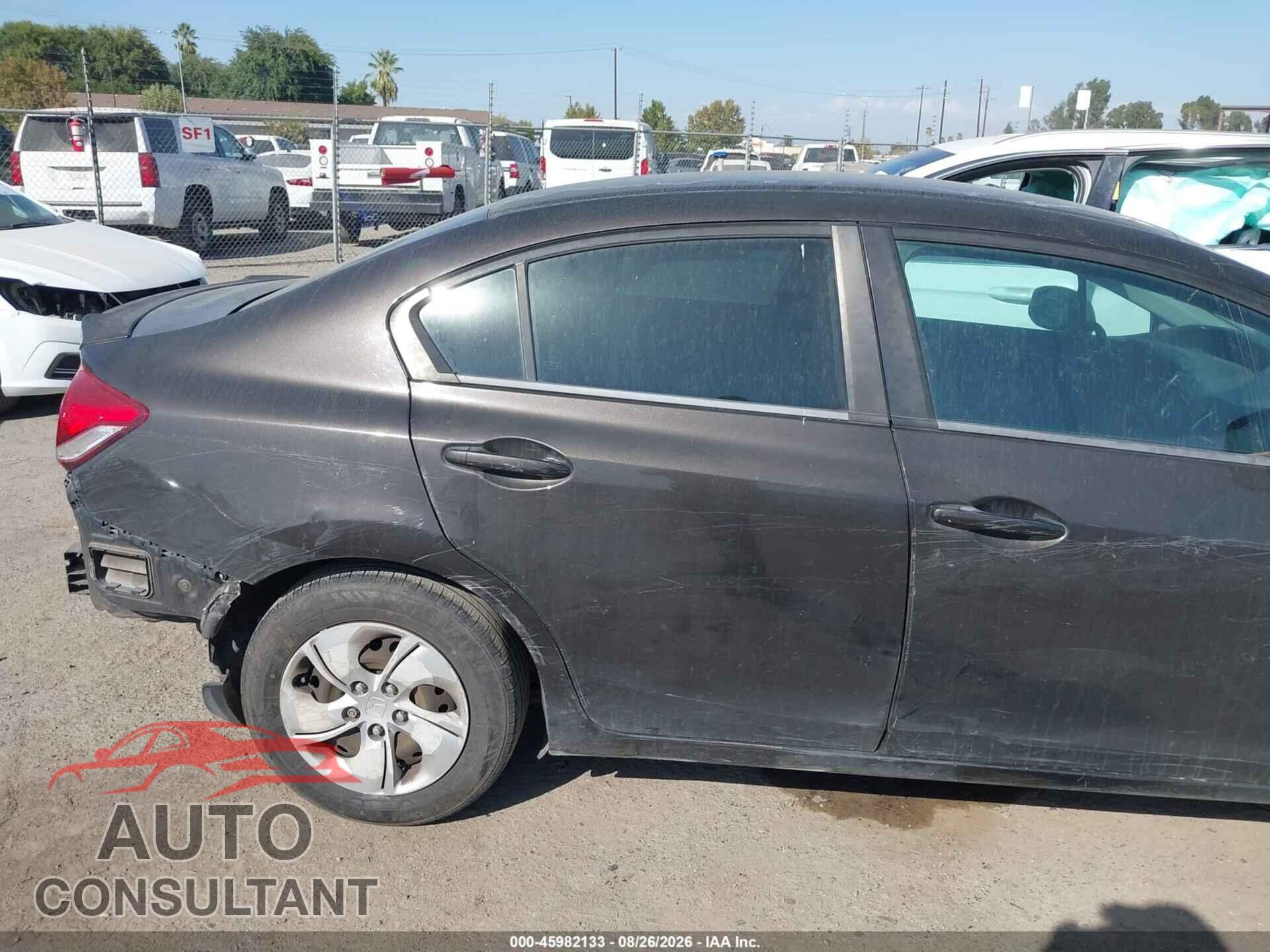HONDA CIVIC 2013 - 19XFB2F59DE232046