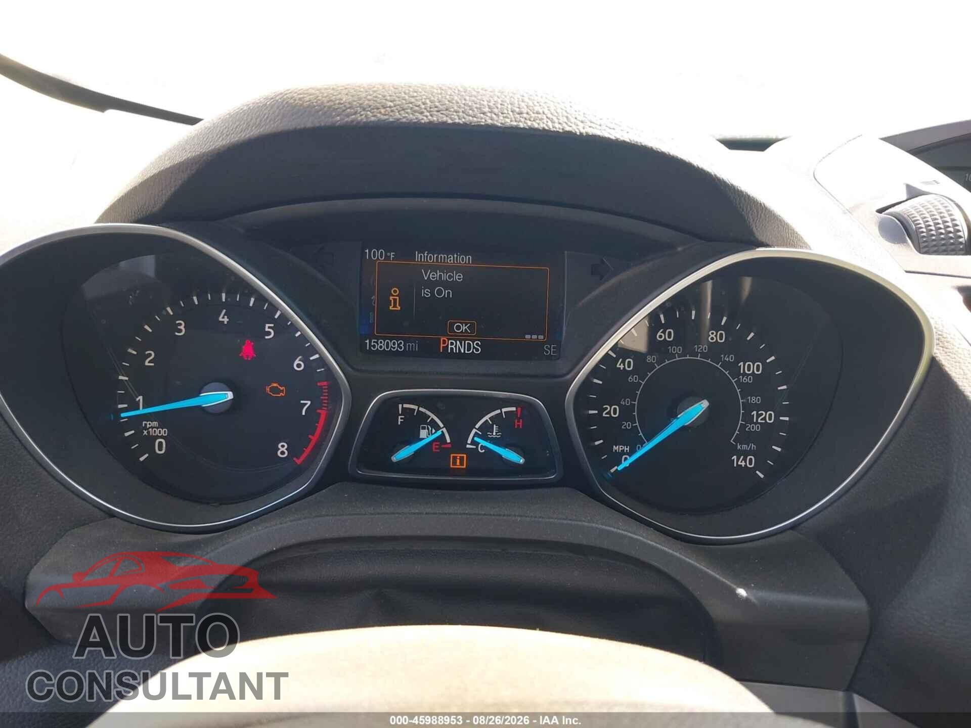 FORD ESCAPE 2018 - 1FMCU0F75JUB44588
