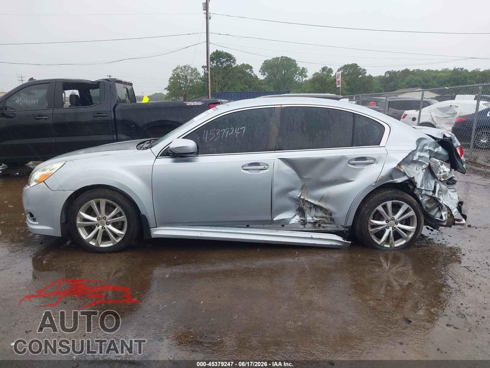 SUBARU LEGACY 2014 - 4S3BMCC63E3010641