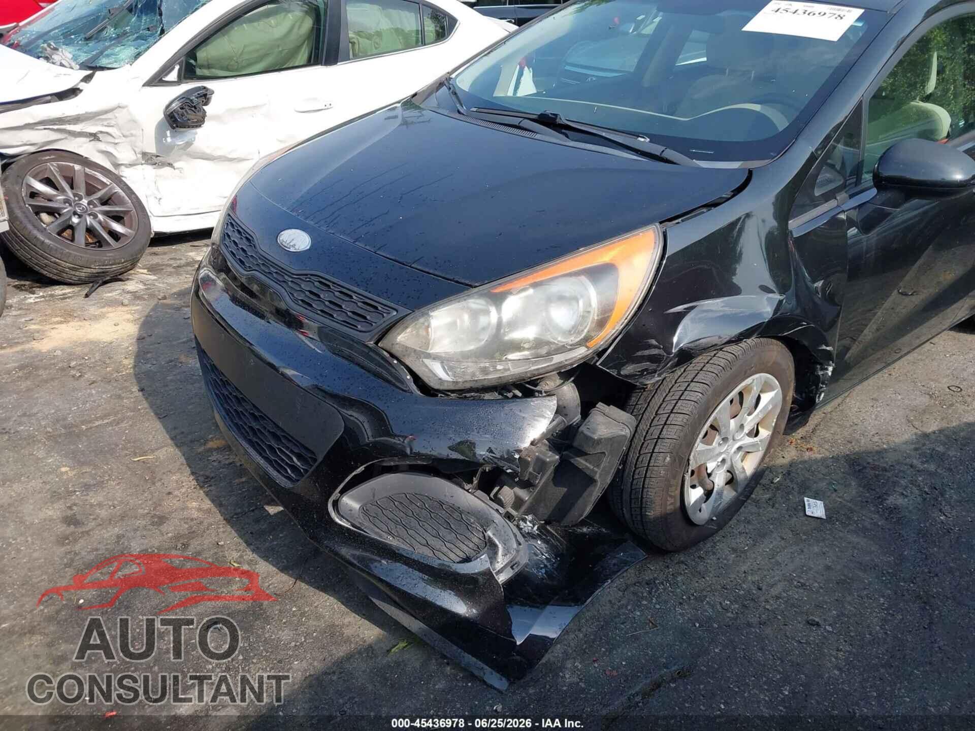 KIA RIO 2013 - KNADM5A36D6209979