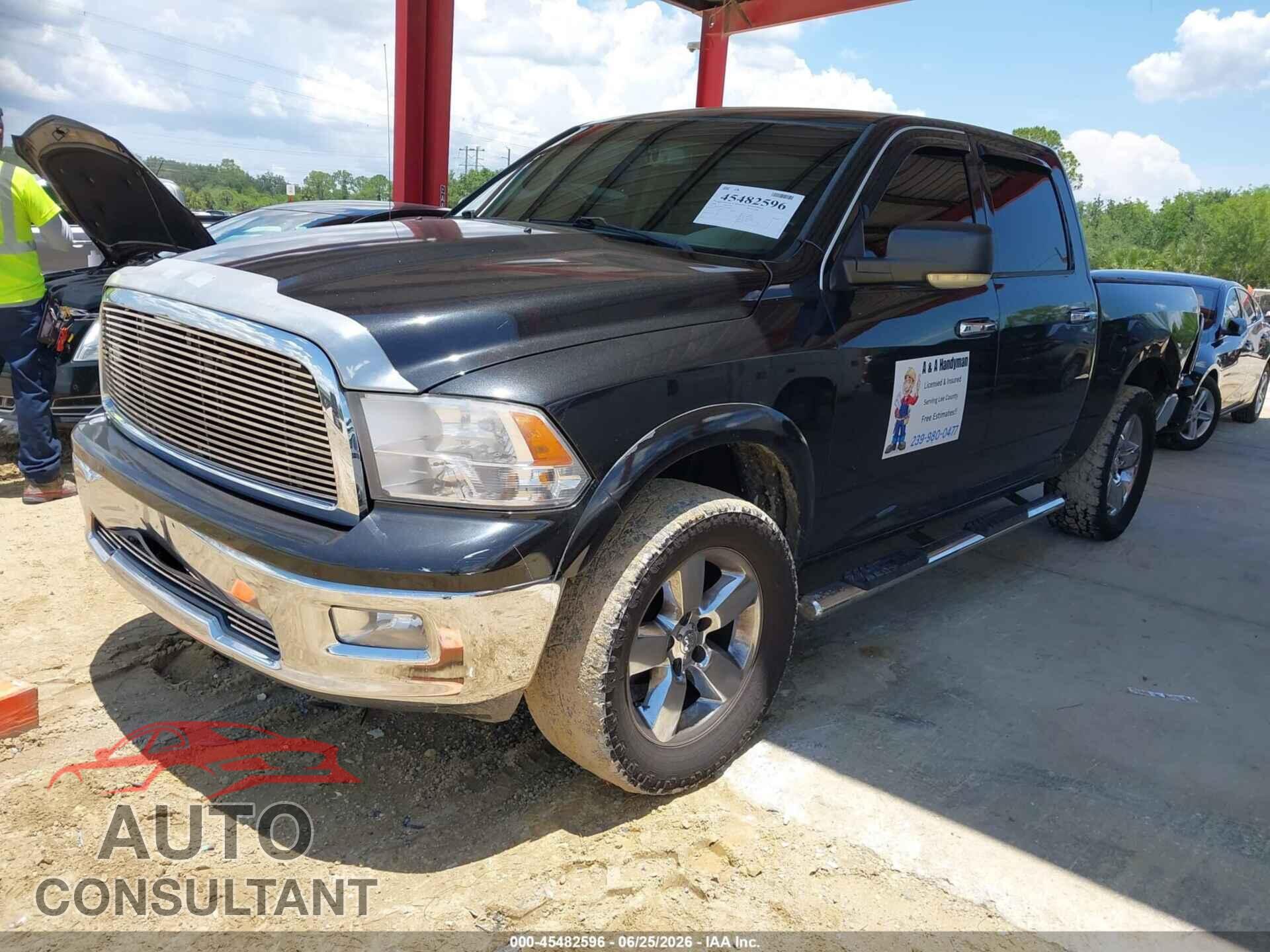 DODGE RAM 1500 2009 - 1D3HV13T19S762004
