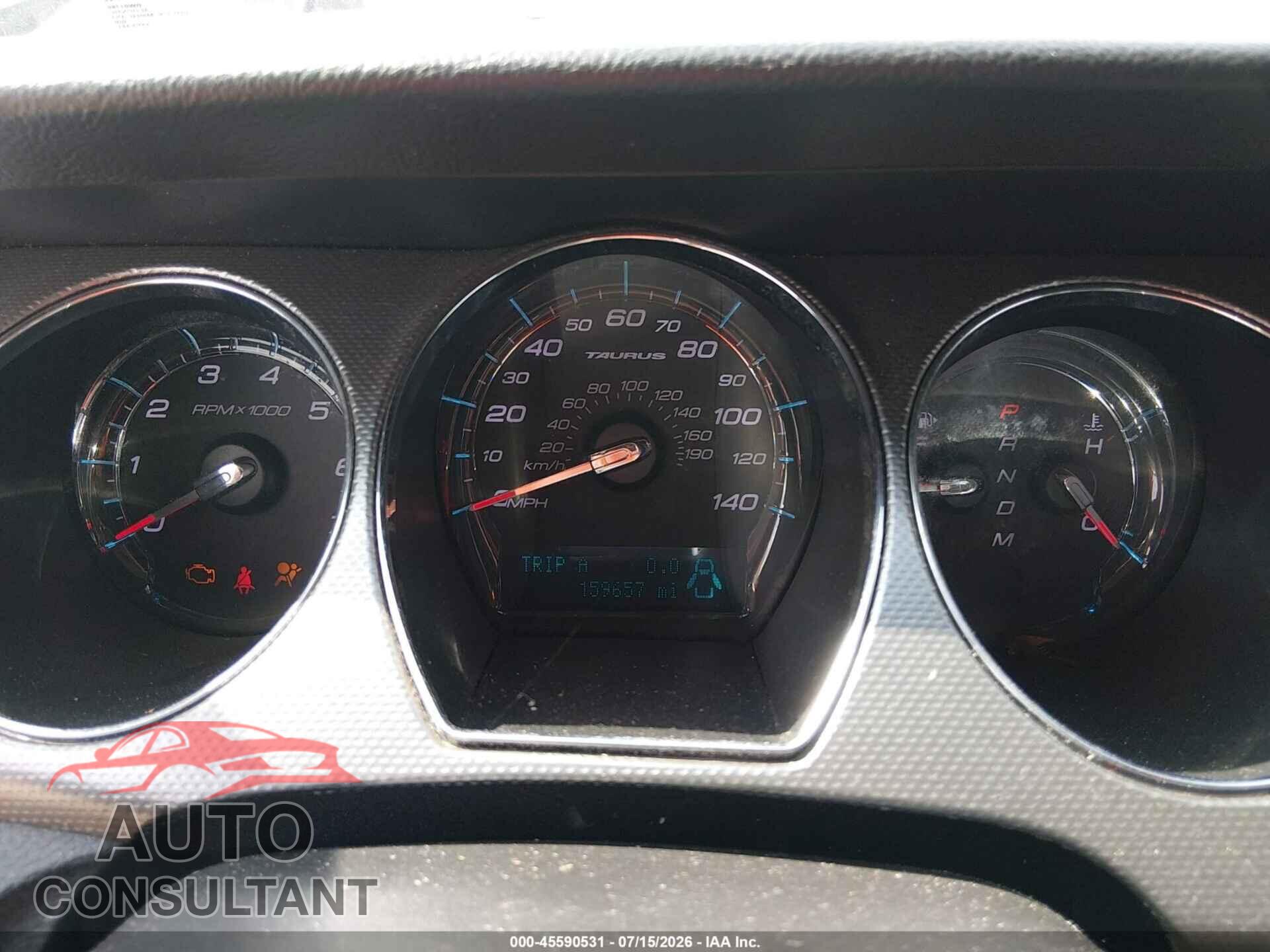 FORD TAURUS 2011 - 1FAHP2EW2BG137805