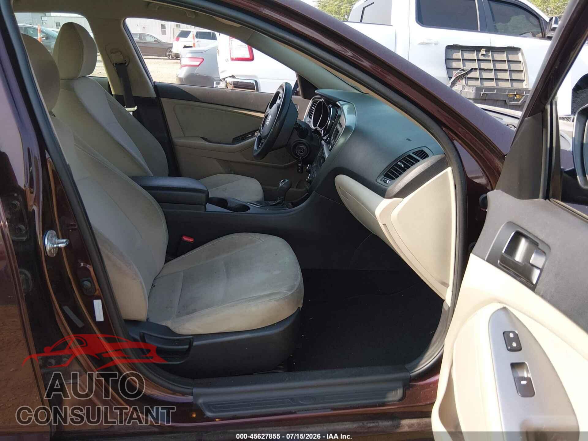 KIA OPTIMA 2012 - 5XXGM4A76CG040981