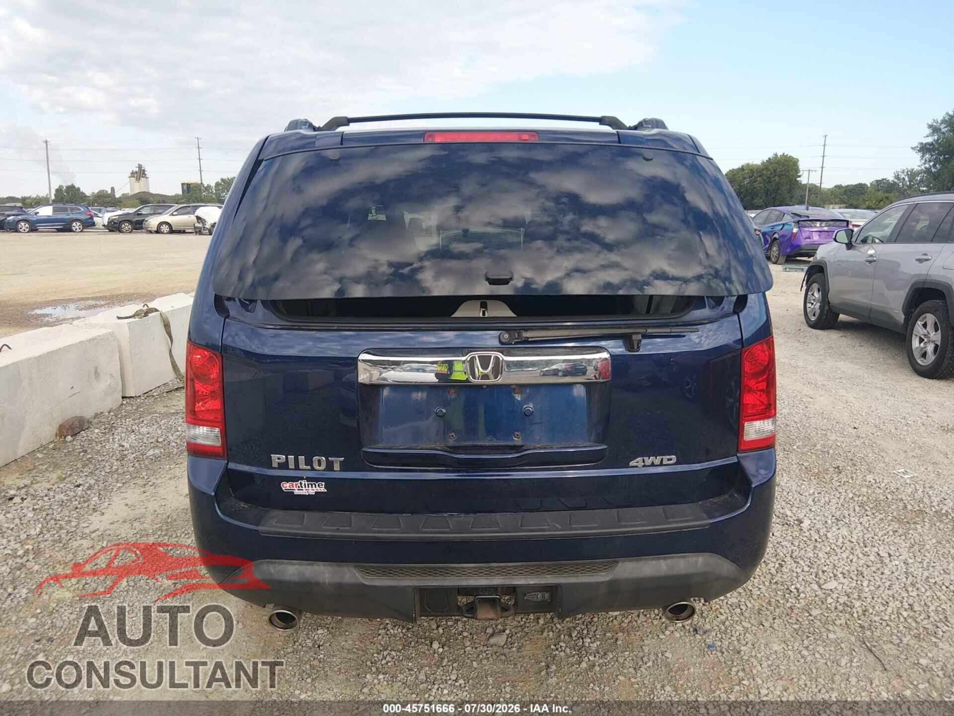 HONDA PILOT 2014 - 5FNYF4H42EB002048