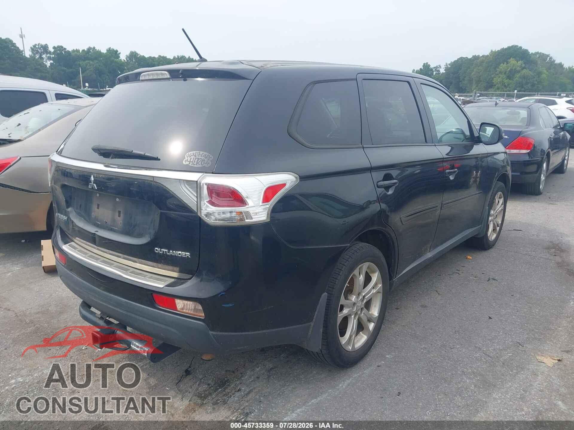 MITSUBISHI OUTLANDER 2014 - JA4AD3A38EZ010064