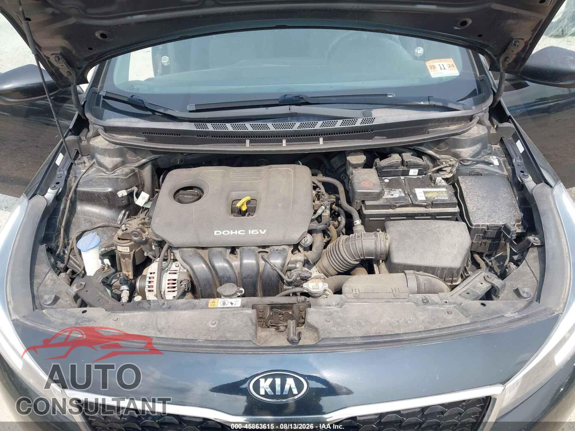 KIA FORTE 2017 - 3KPFL4A74HE109729