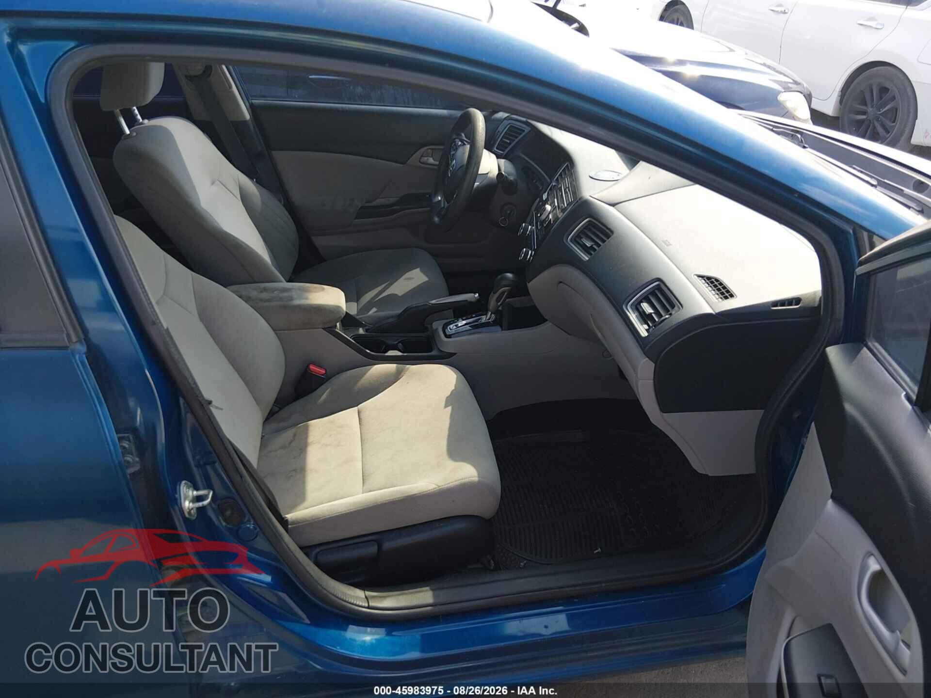 HONDA CIVIC 2013 - 2HGFB2F57DH570602