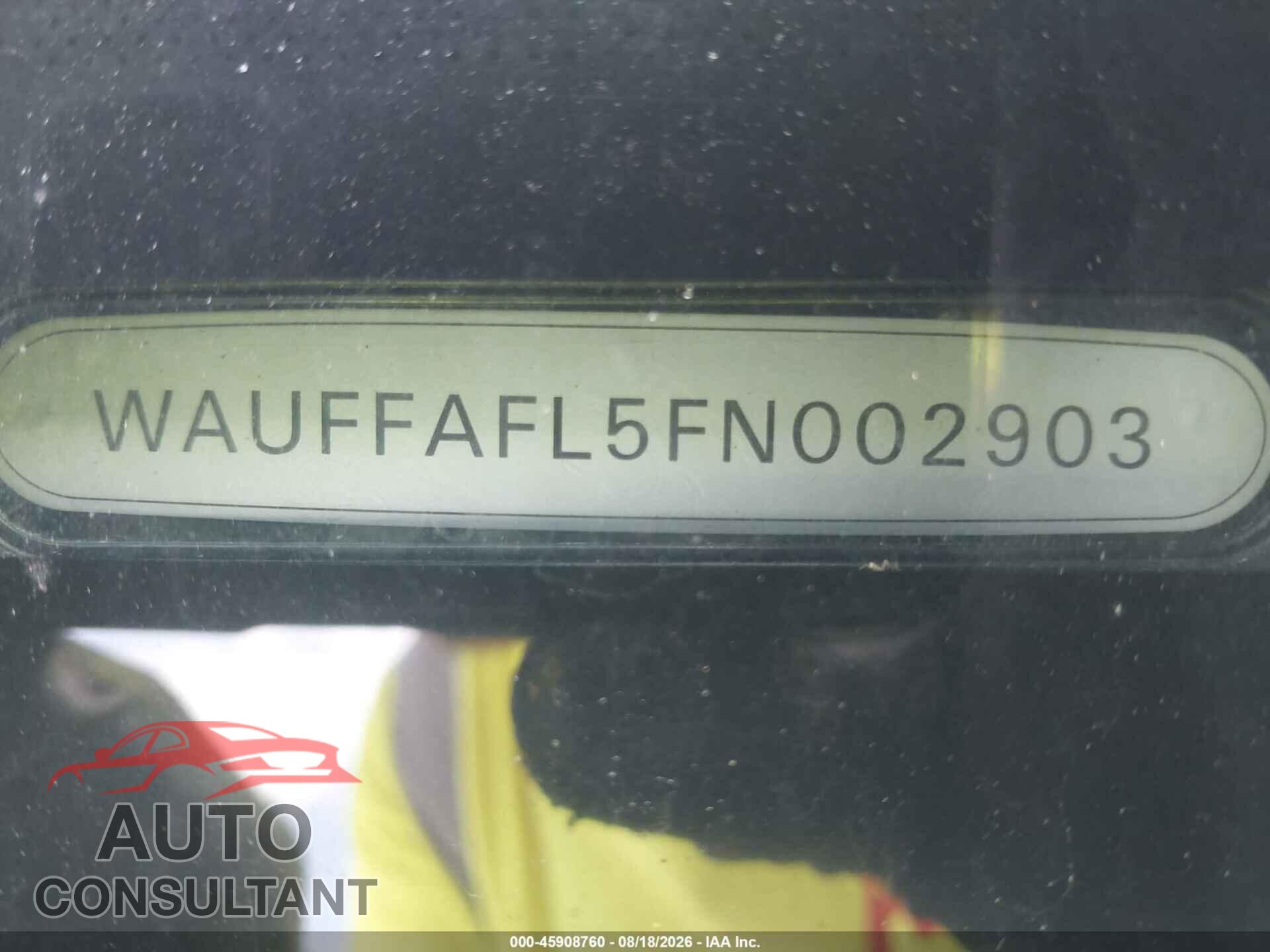 AUDI A4 2015 - WAUFFAFL5FN002903