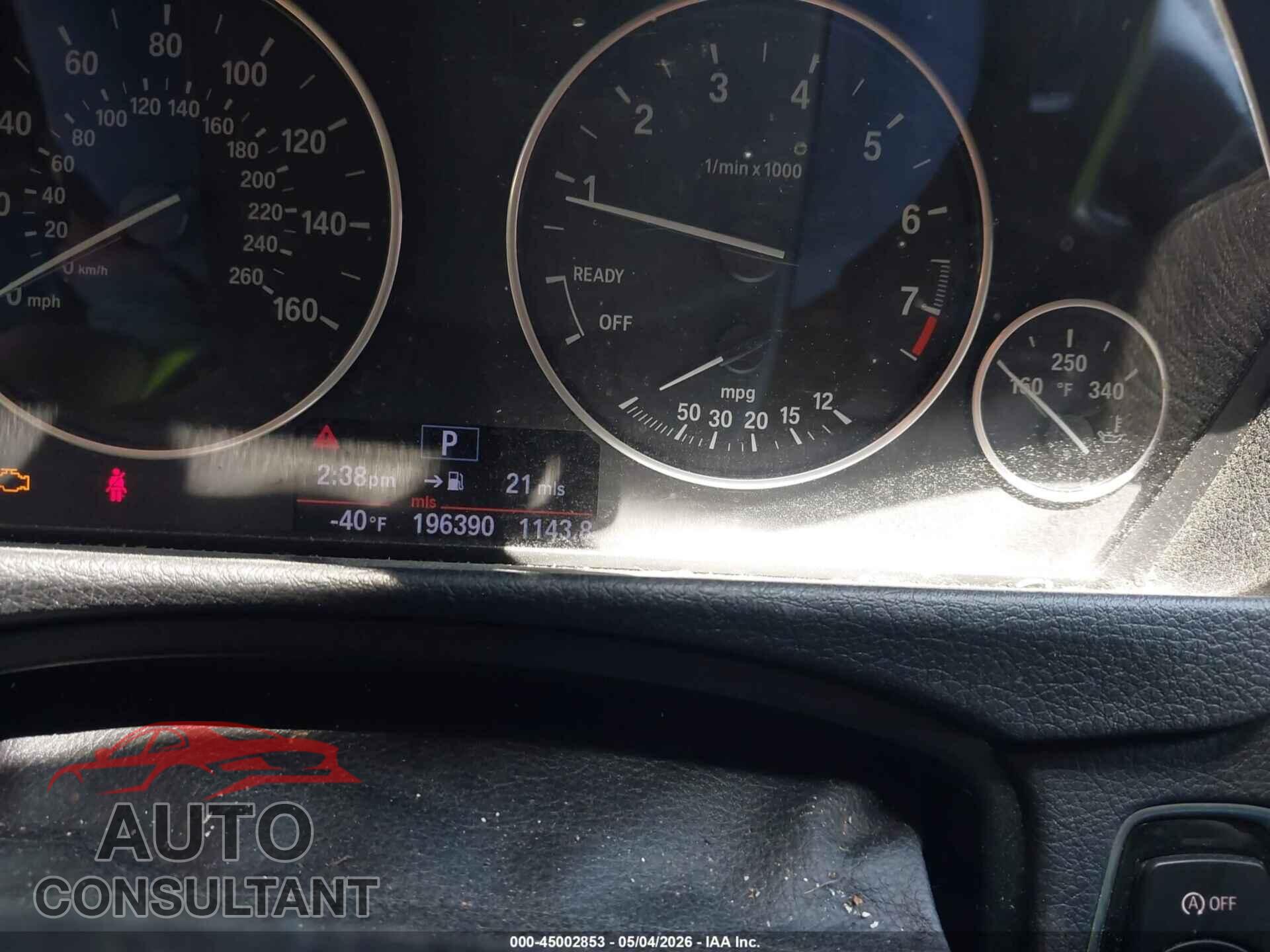 BMW 328I 2013 - WBA3B5C55DF591101