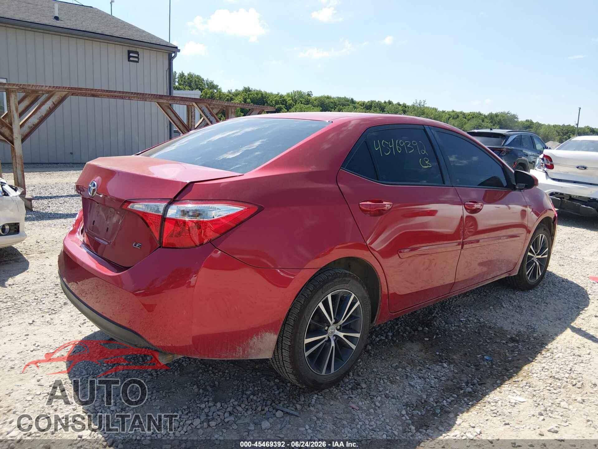 TOYOTA COROLLA 2016 - 5YFBURHEXGP548878