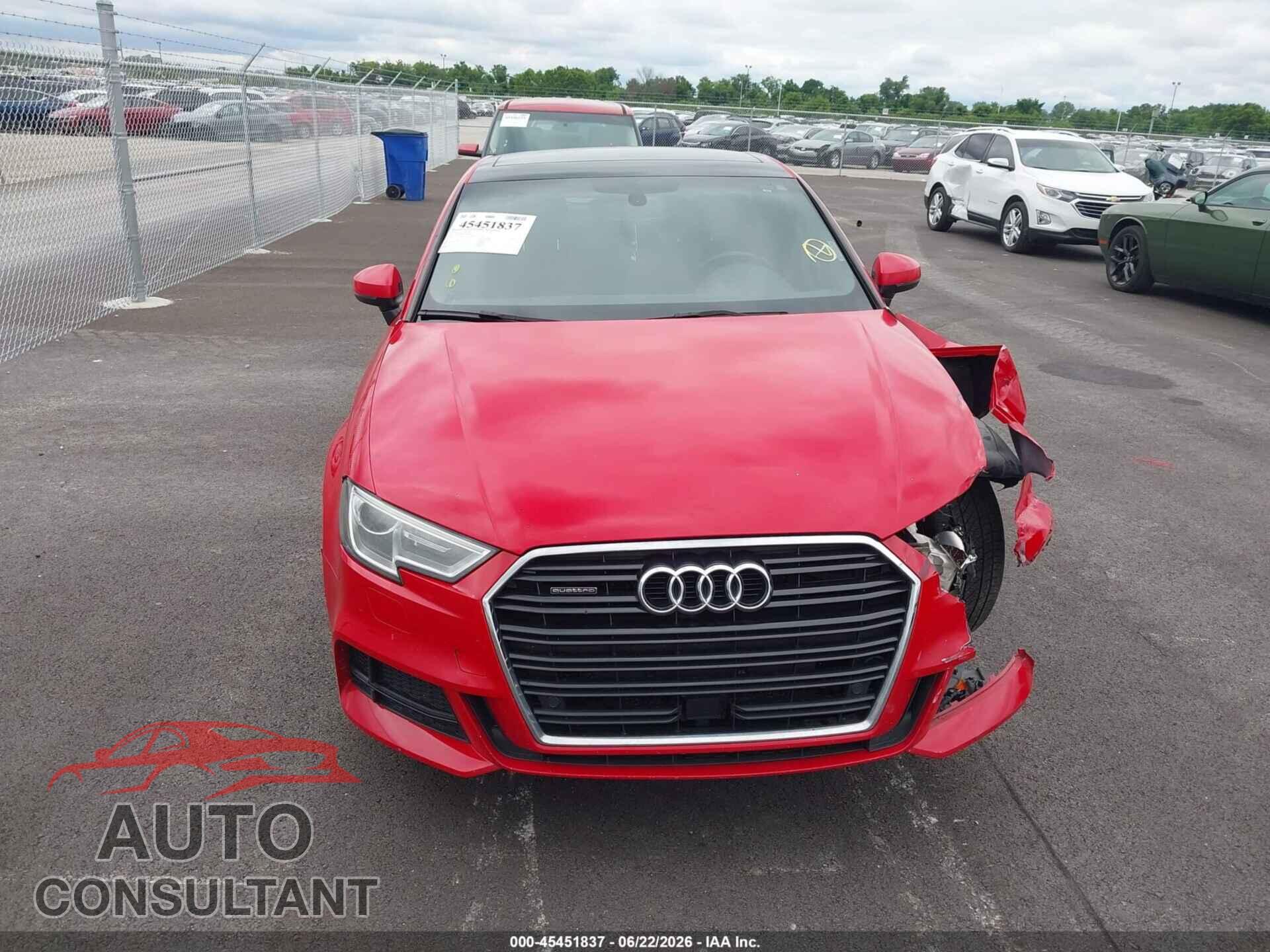 AUDI A3 2018 - WAUJ8GFF8J1062286