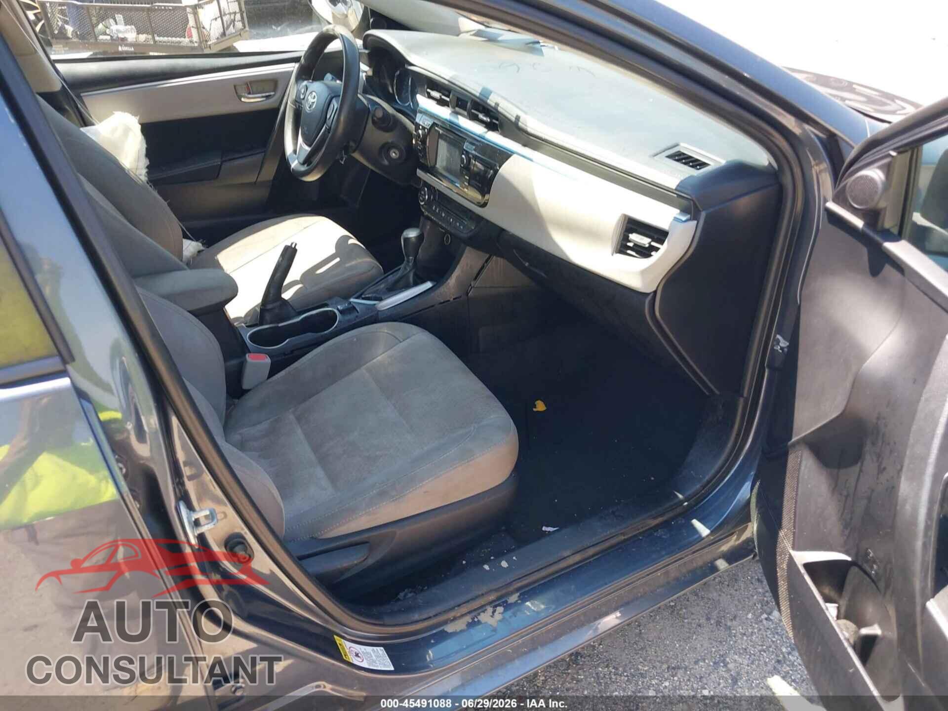 TOYOTA COROLLA 2015 - 2T1BURHE9FC334141