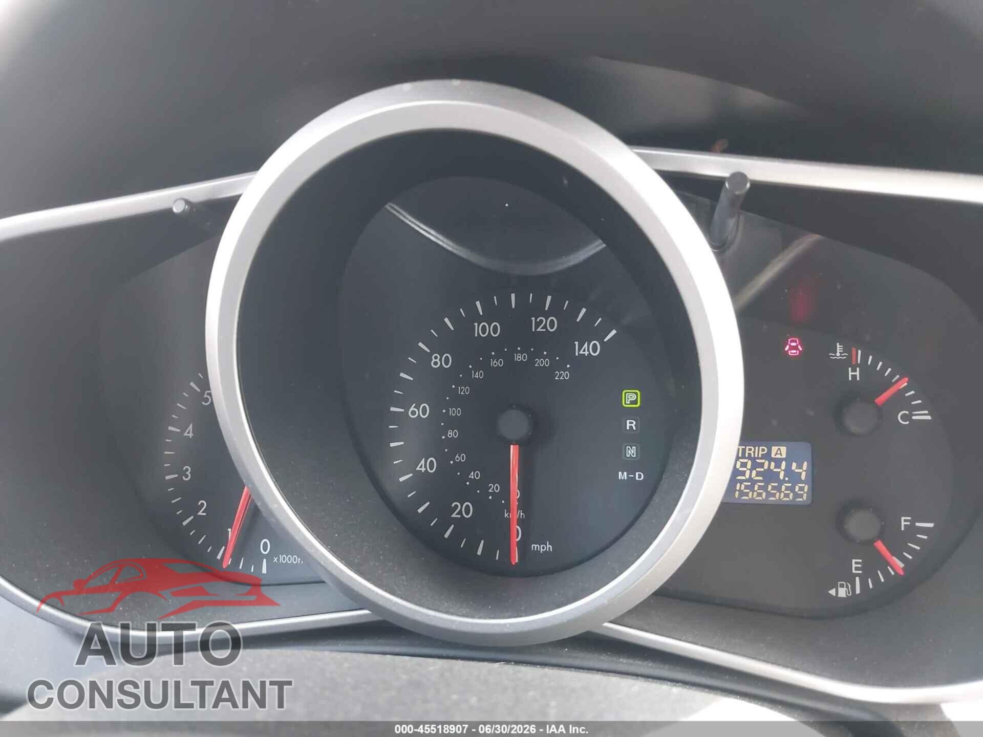 MAZDA CX-7 2011 - JM3ER2C57B0390815