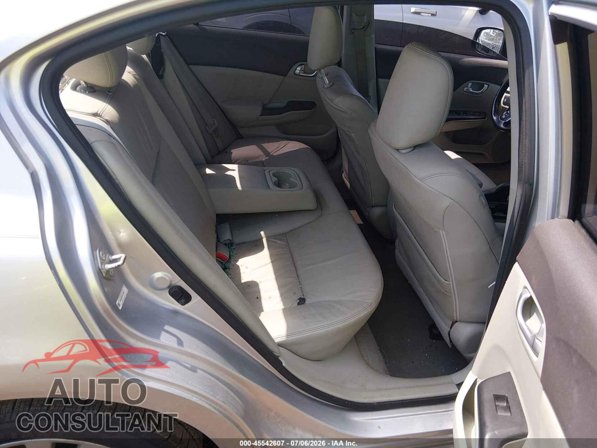 HONDA CIVIC 2012 - 19XFB2F94CE319984