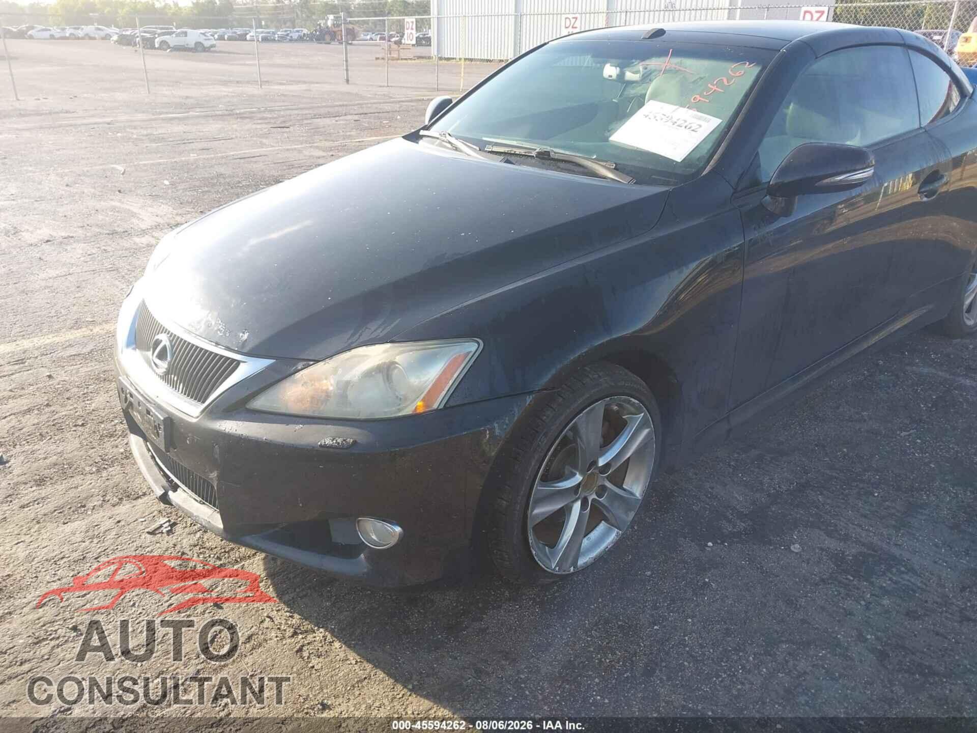 LEXUS IS 250C 2010 - JTHFF2C27A2502560