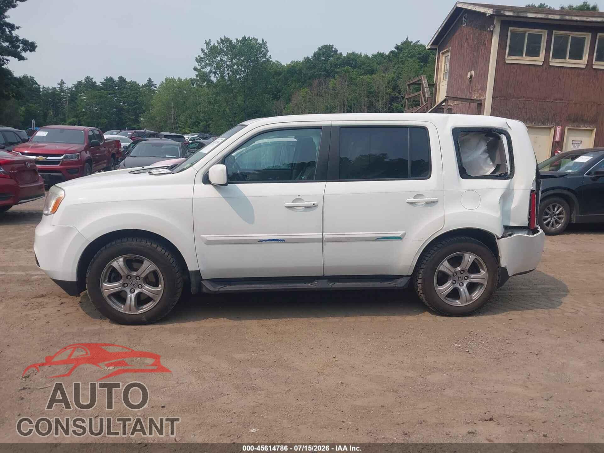 HONDA PILOT 2012 - 5FNYF4H76CB052653