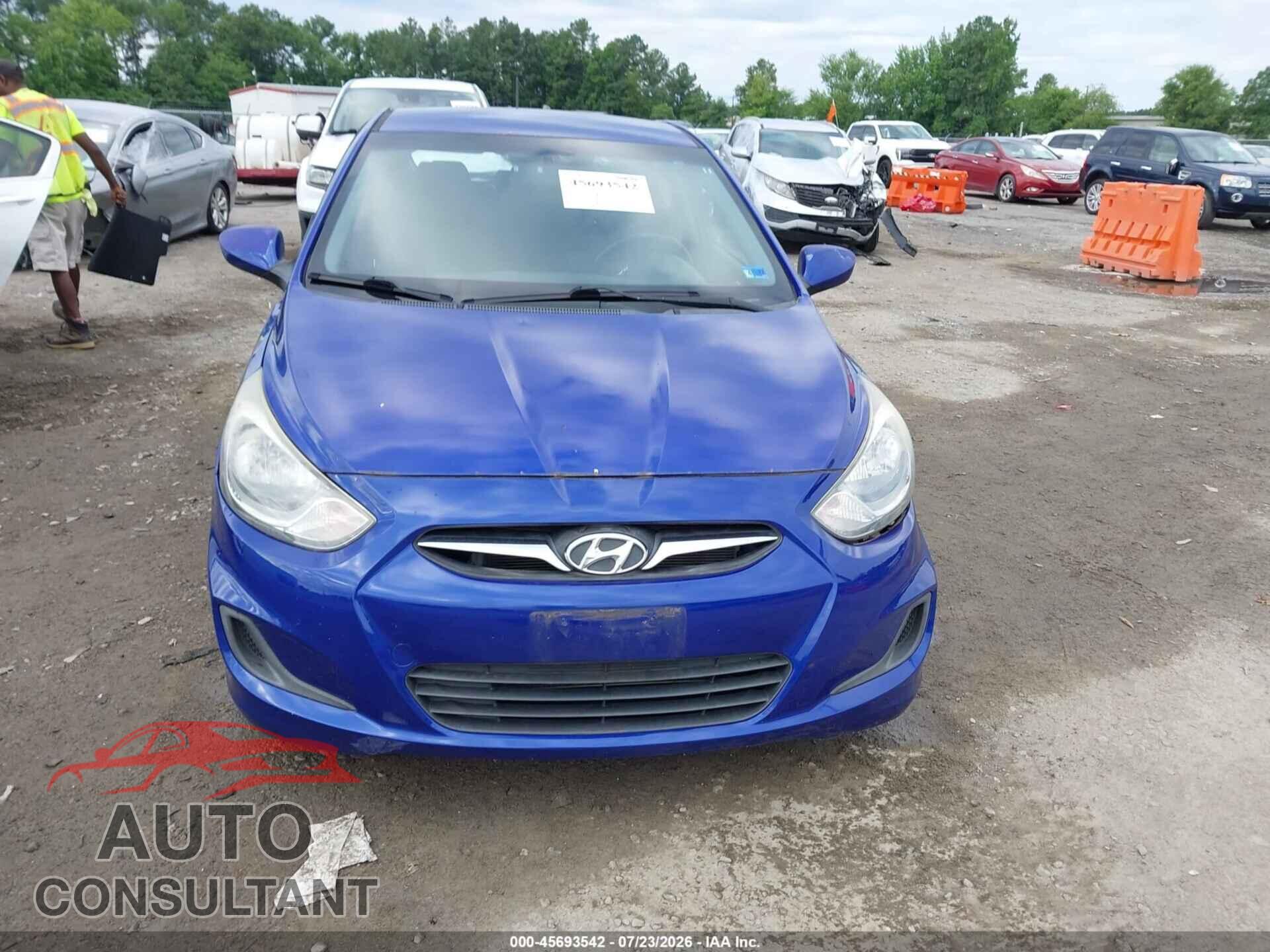 HYUNDAI ACCENT 2014 - KMHCT5AE4EU152967