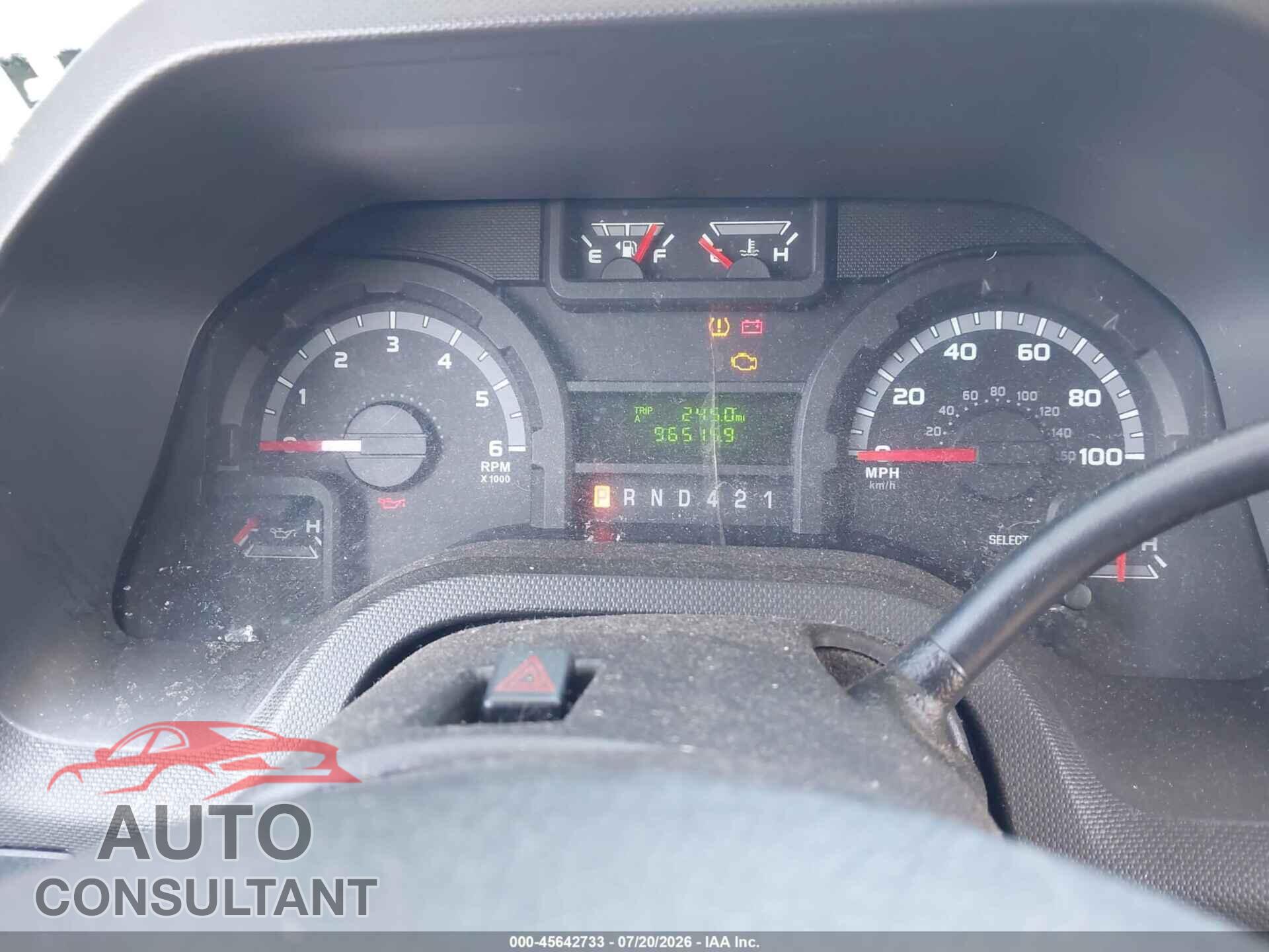 FORD E-350 CUTAWAY 2019 - 1FDEE3F68KDC27593