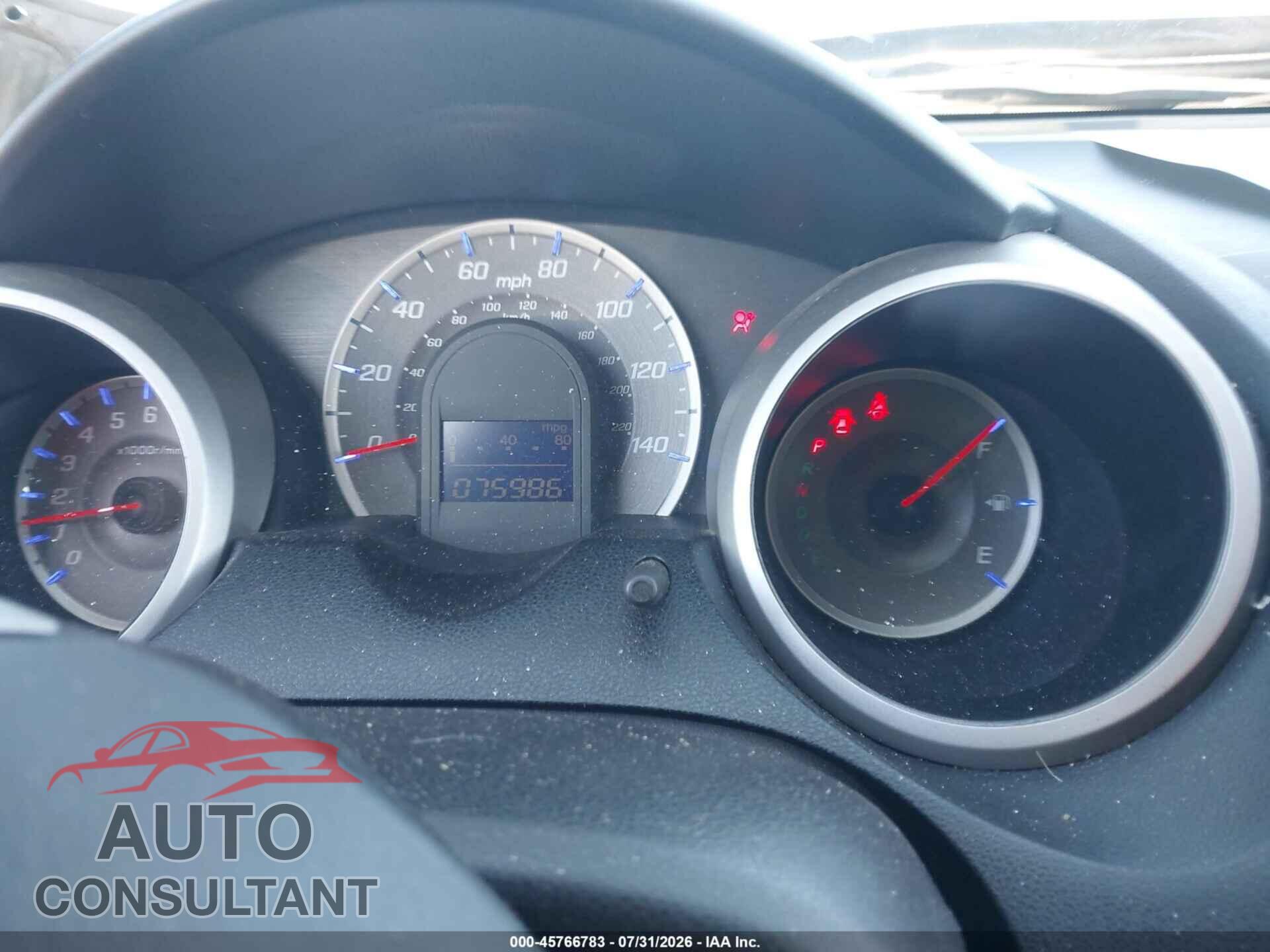 HONDA FIT 2013 - JHMGE8H3XDC064112
