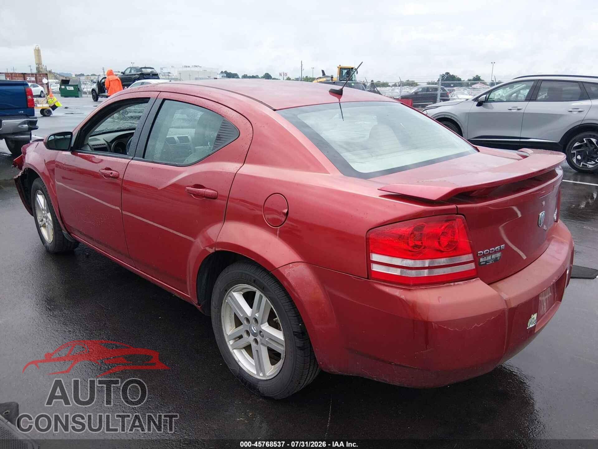 DODGE AVENGER 2010 - 1B3CC5FB2AN114999