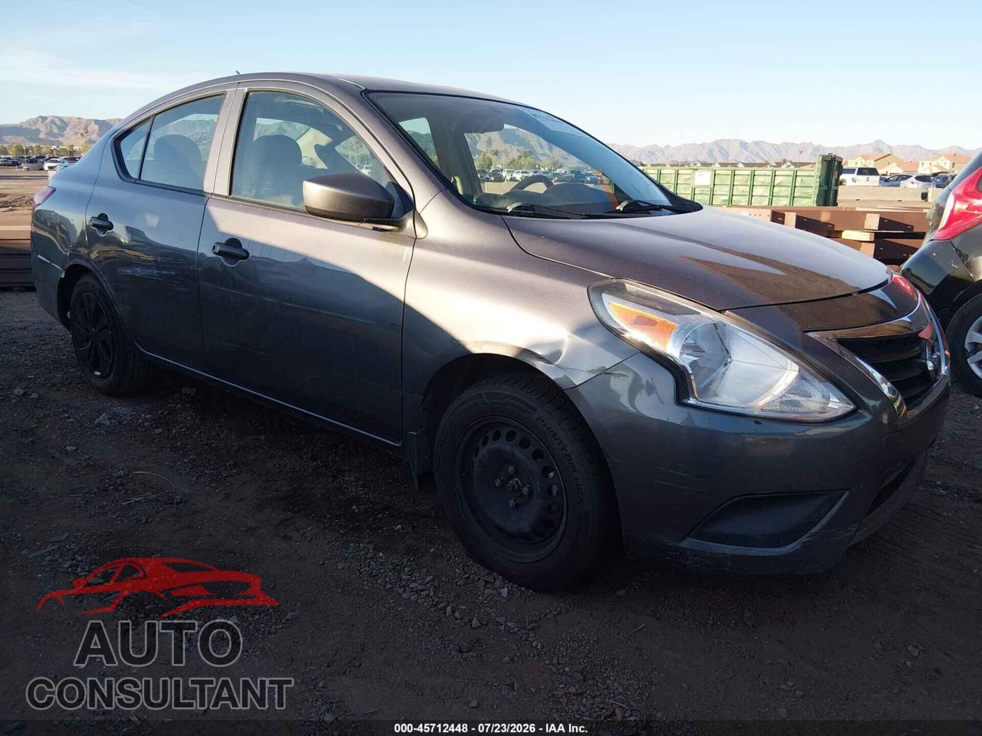 NISSAN VERSA 2017 - 3N1CN7AP1HL858033