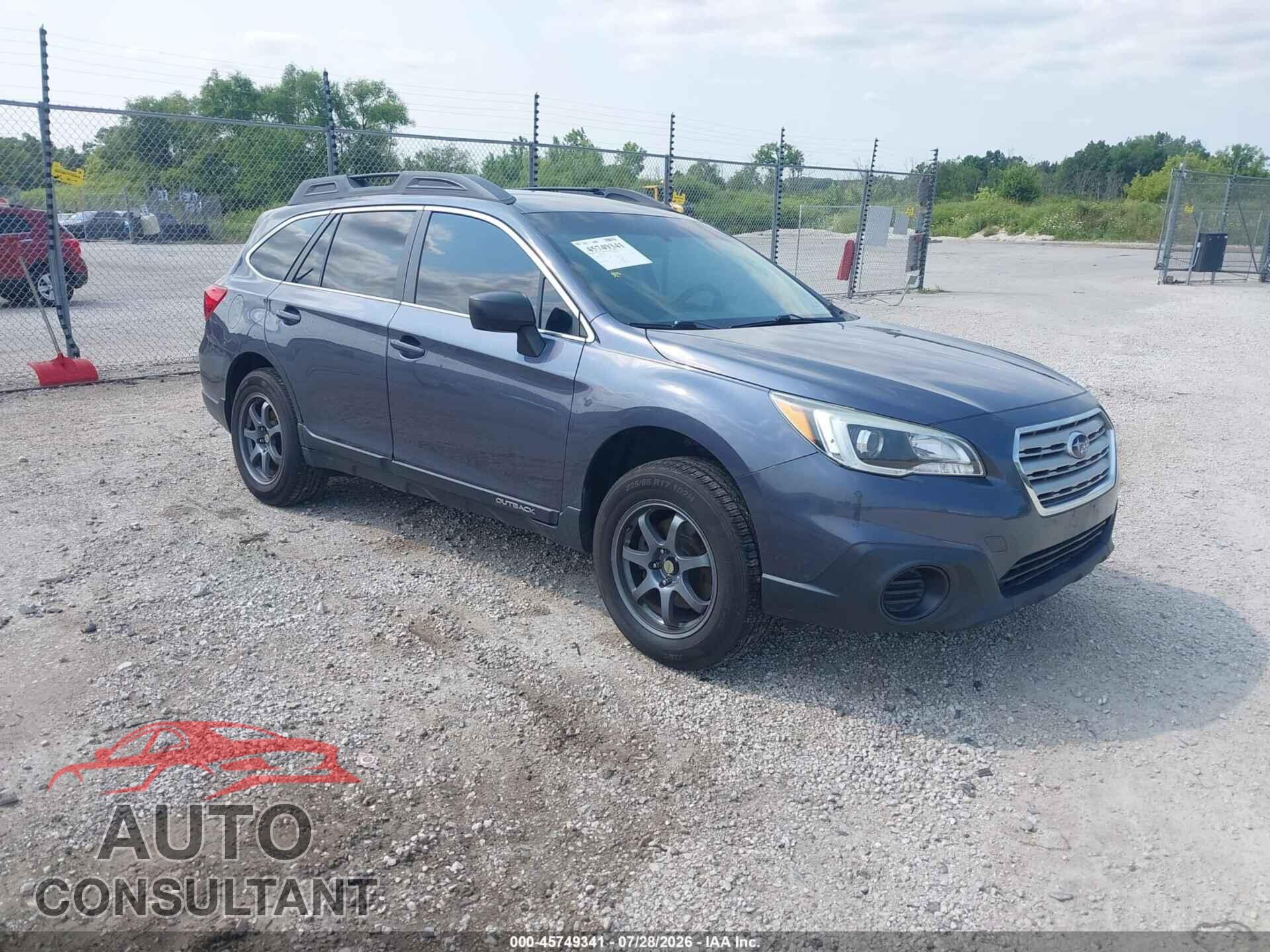 SUBARU OUTBACK 2016 - 4S4BSAAC6G3273448