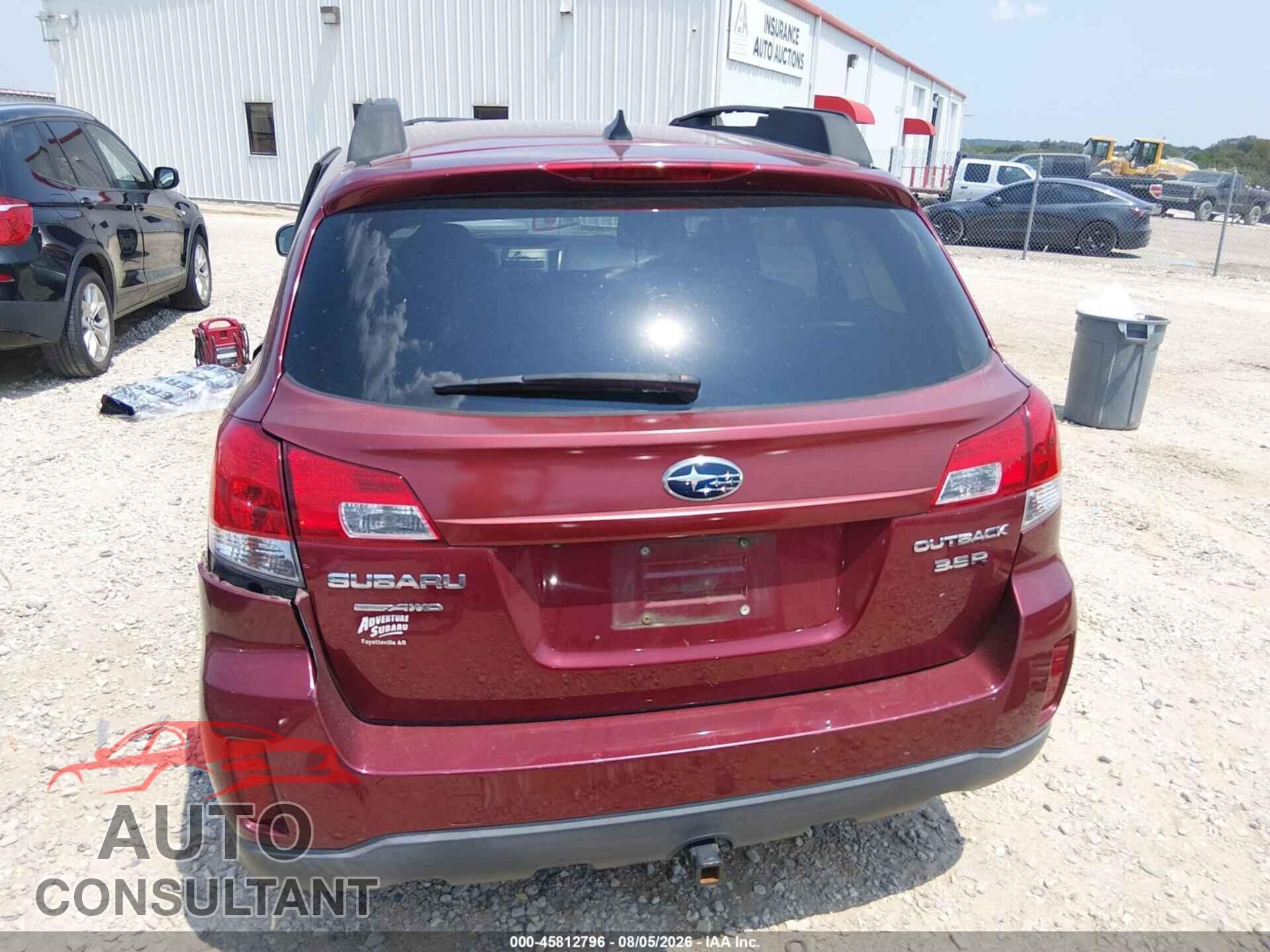 SUBARU OUTBACK 2011 - 4S4BRDKC4B2371100