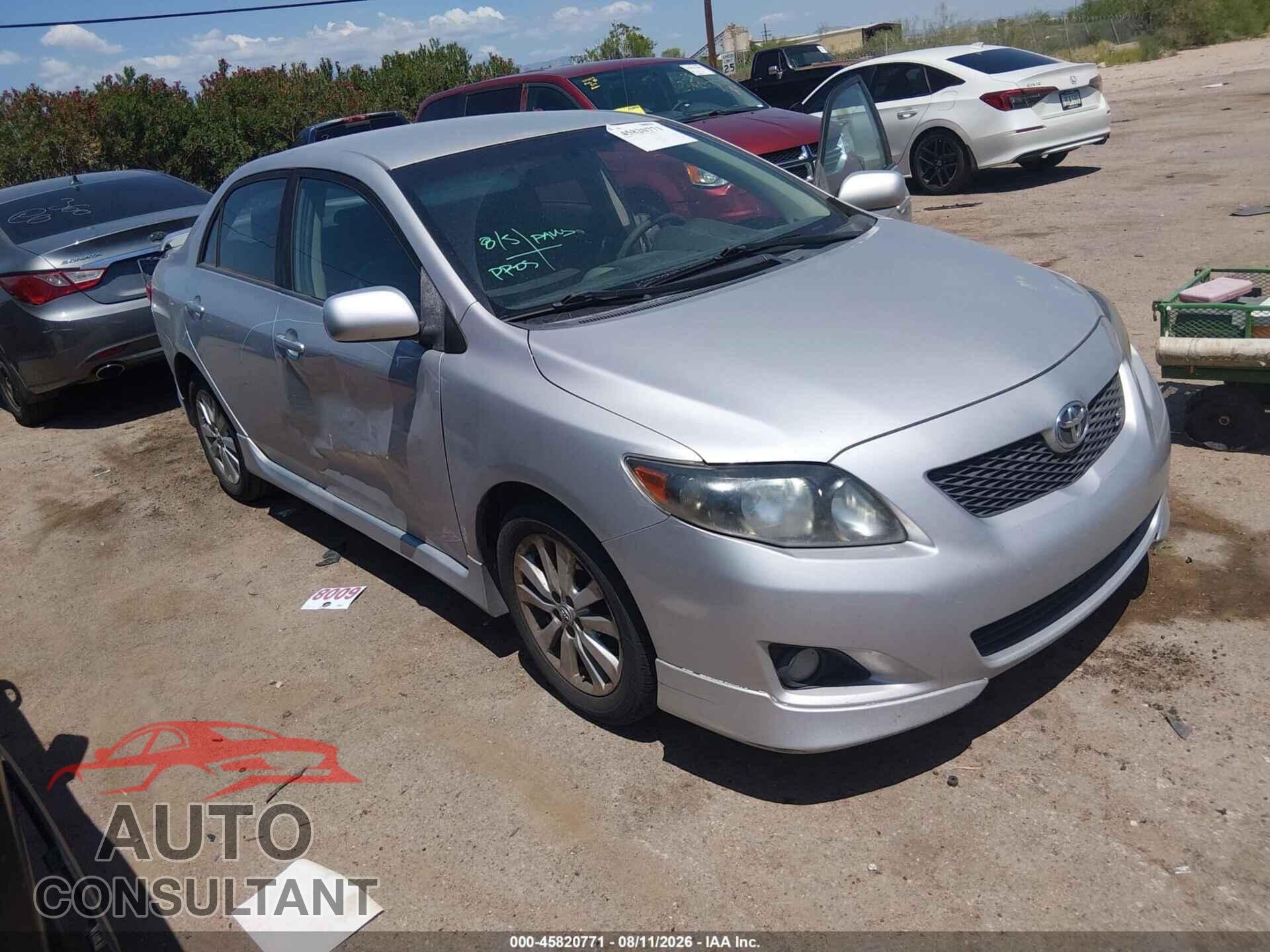 TOYOTA COROLLA 2010 - 2T1BU4EE6AC531736