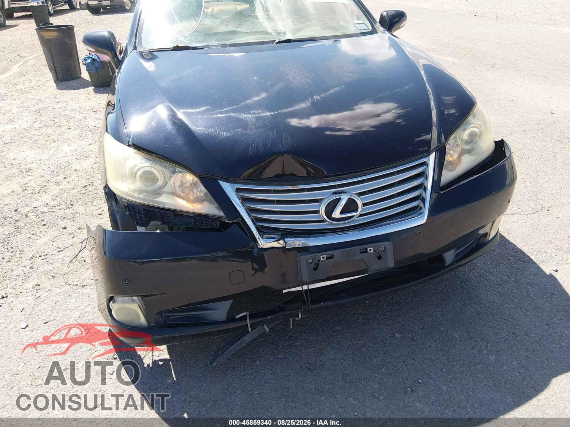 LEXUS ES 350 2010 - JTHBK1EG3A2372225