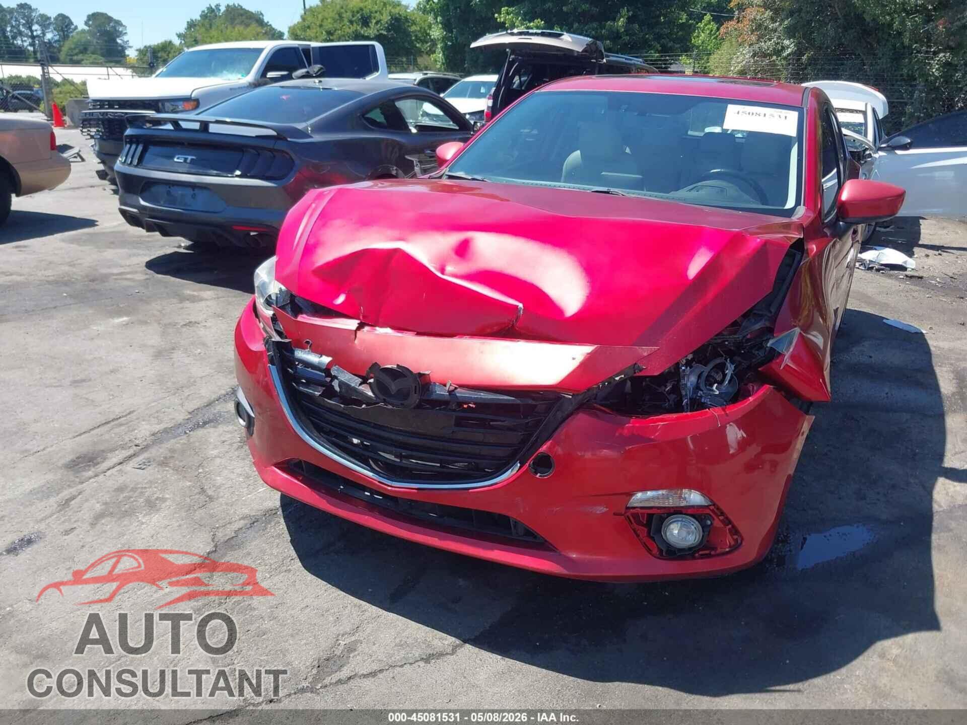 MAZDA MAZDA3 2014 - JM1BM1M37E1181252