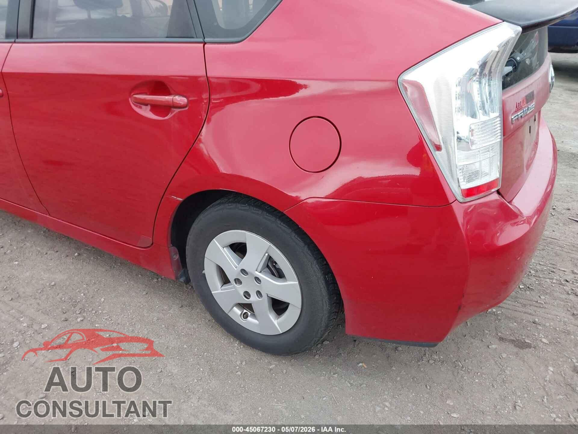 TOYOTA PRIUS 2010 - JTDKN3DU6A0010946