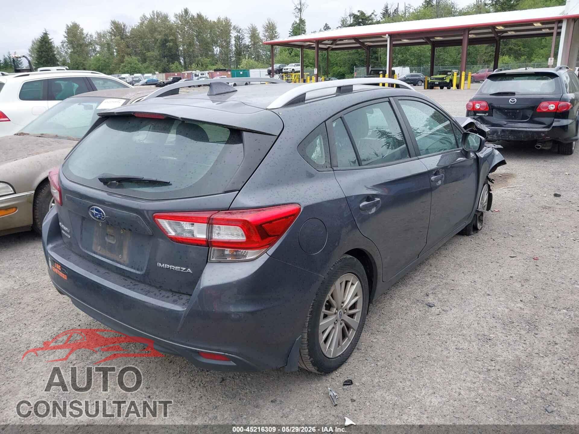 SUBARU IMPREZA 2018 - 4S3GTAB65J3748188
