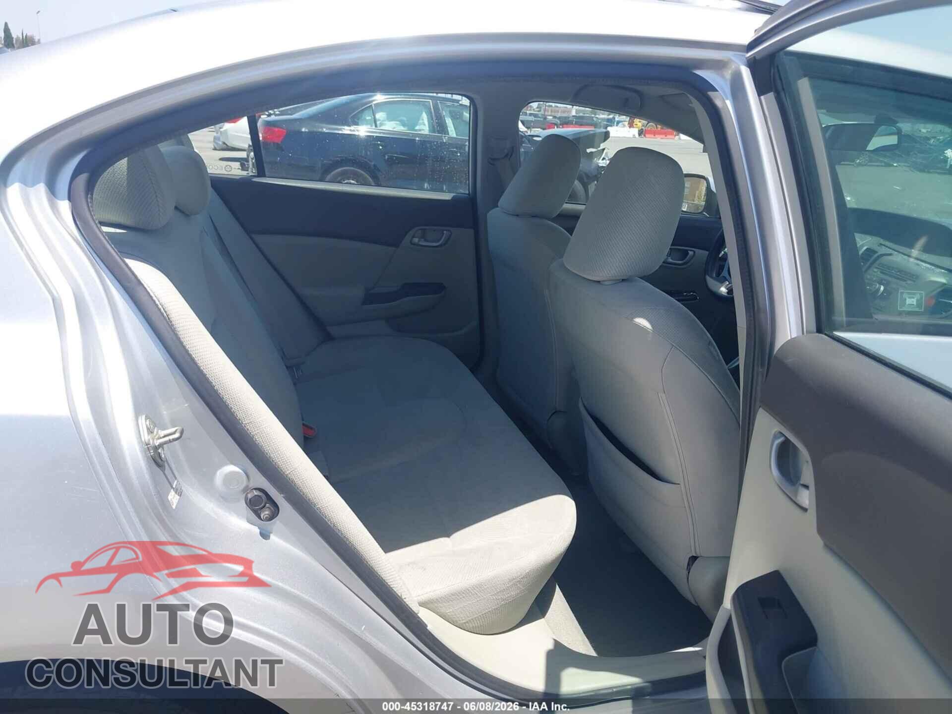 HONDA CIVIC 2012 - 19XFB2F5XCE367857