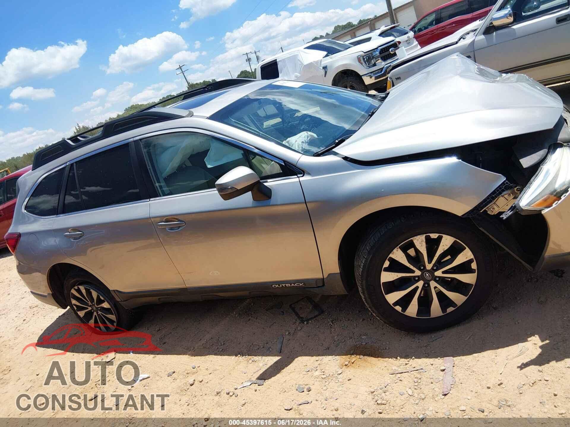 SUBARU OUTBACK 2017 - 4S4BSANC1H3339870