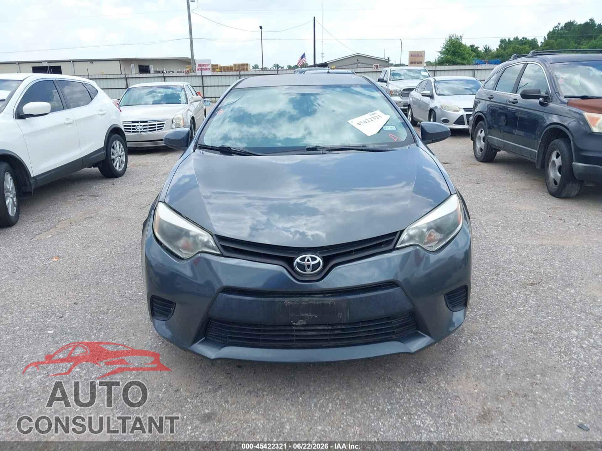 TOYOTA COROLLA 2015 - 5YFBURHE9FP227199