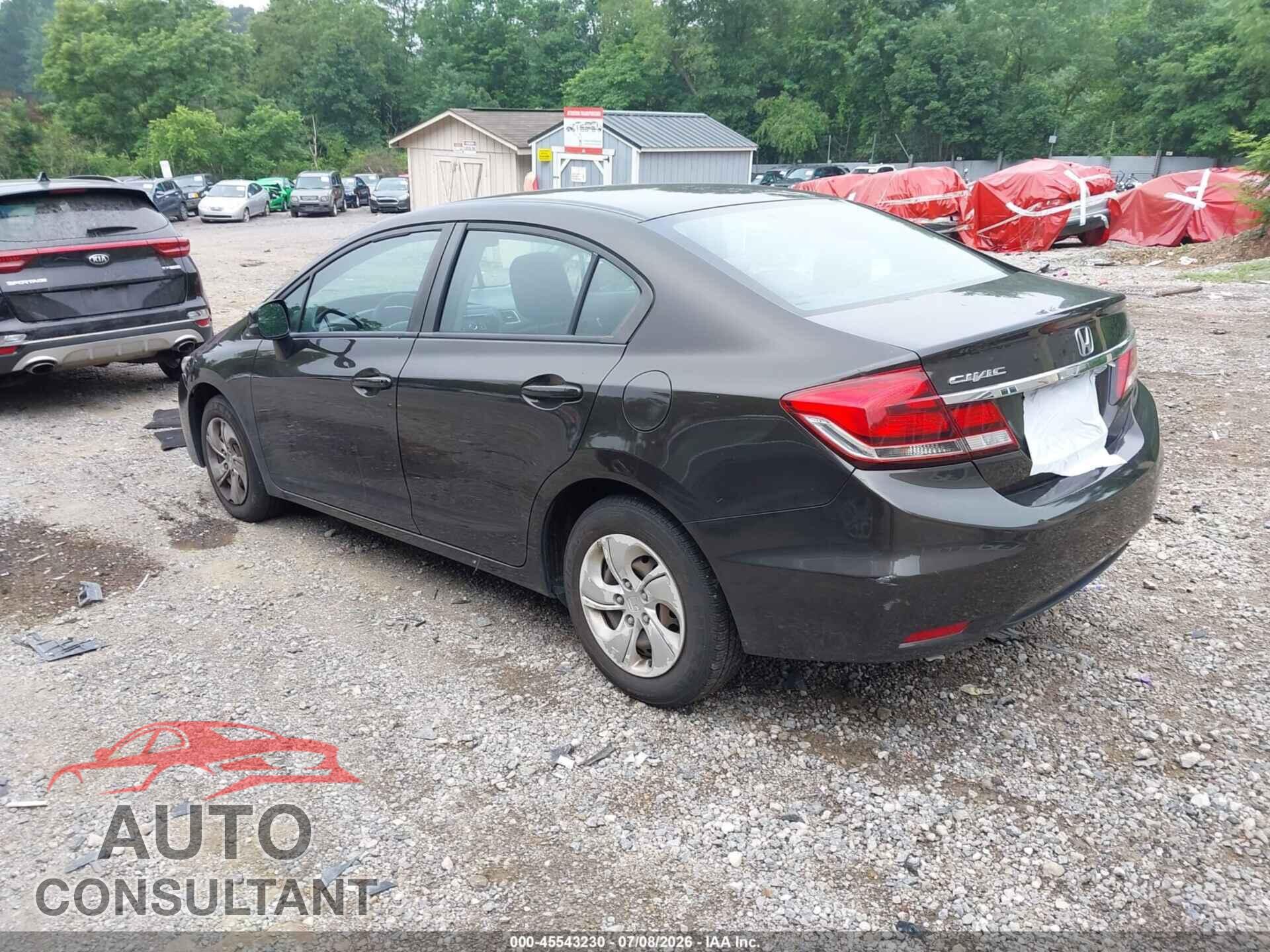 HONDA CIVIC 2013 - 2HGFB2F59DH588325