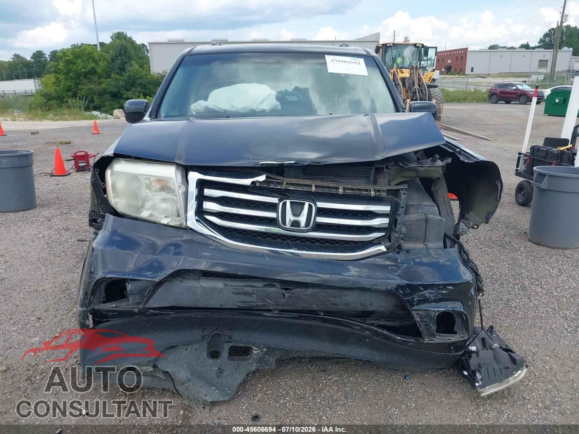 HONDA PILOT 2012 - 5FNYF3H96CB037775